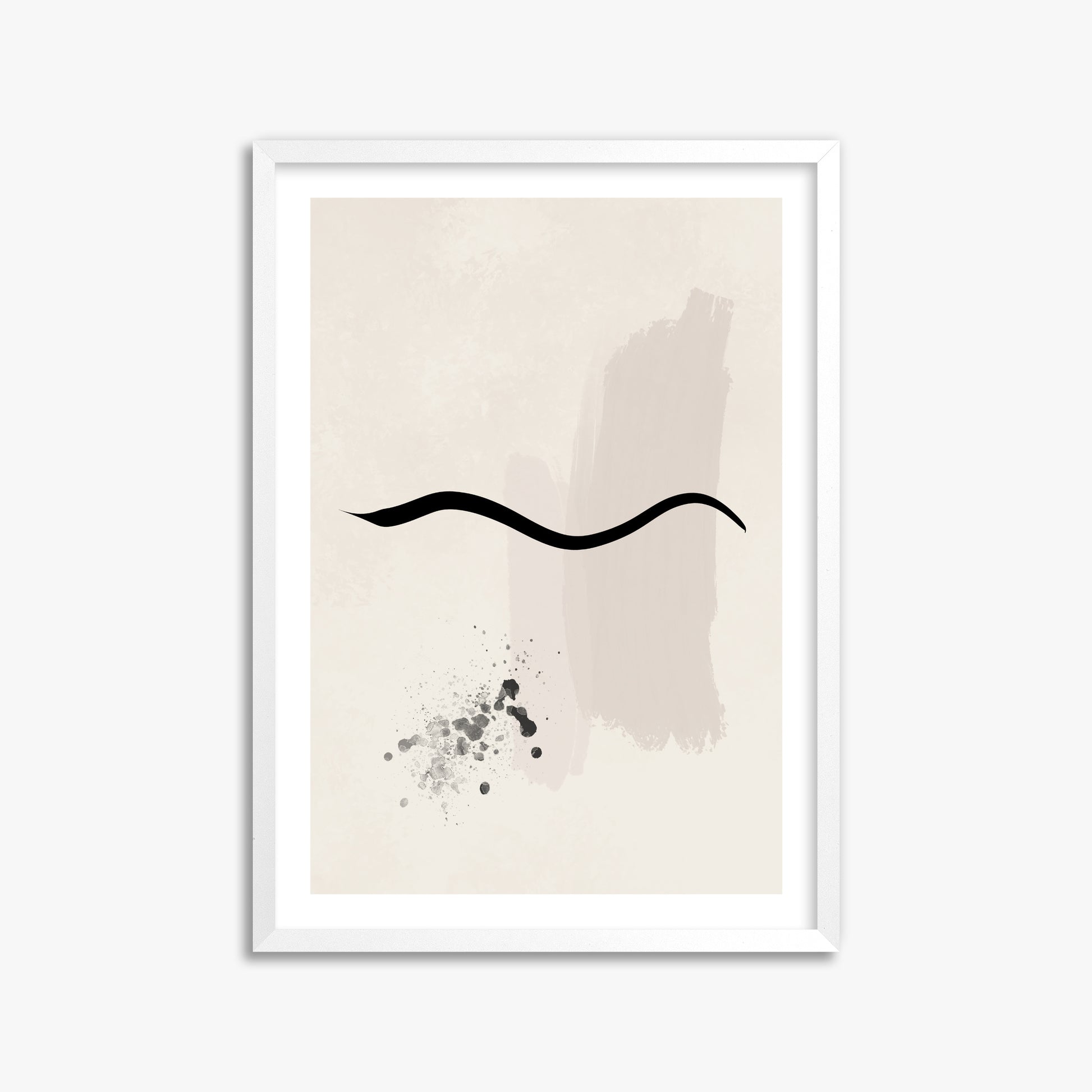 Gentle Undulation, 50x70cm Whitek Framed Art Reproduction