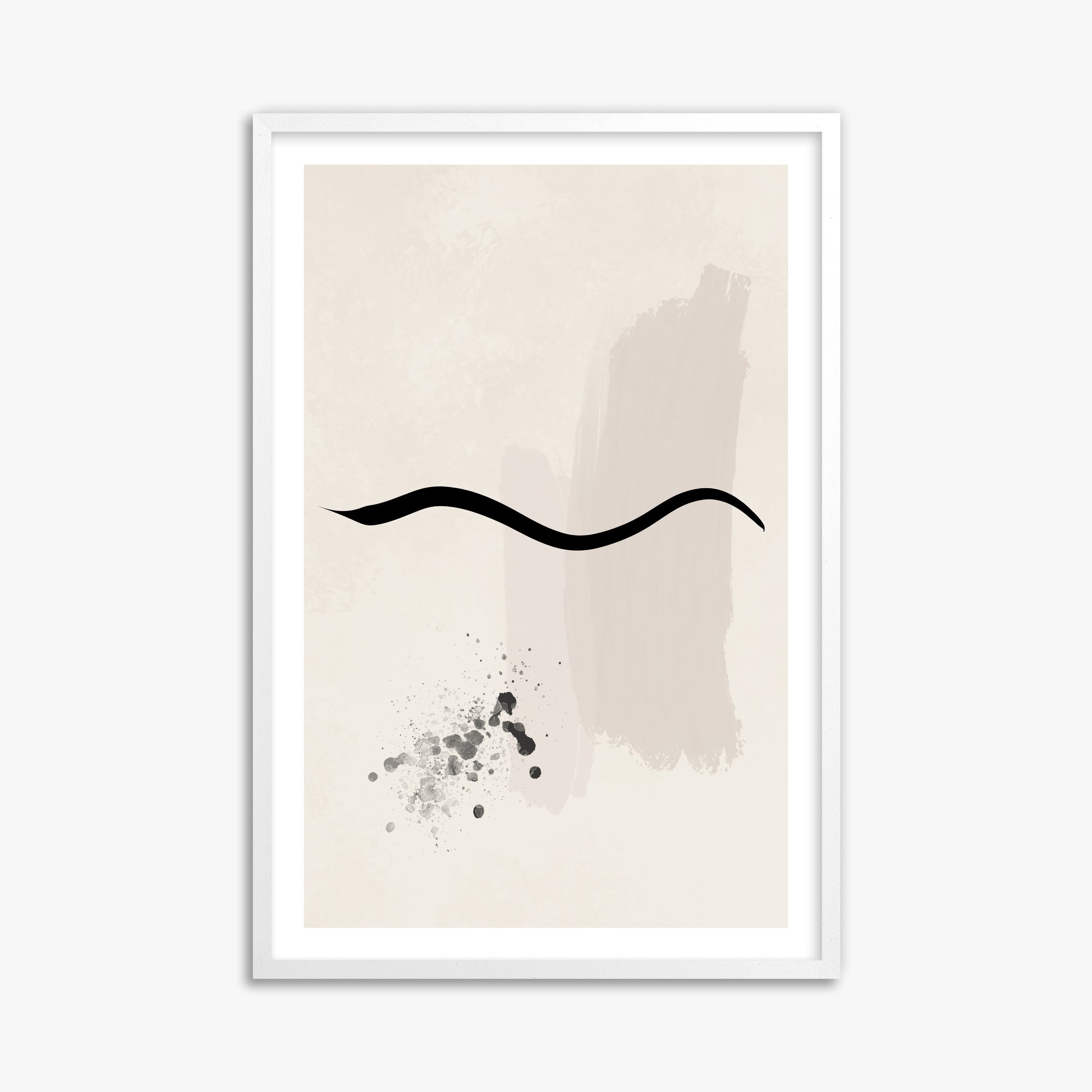 Gentle Undulation, 61x91cm Whitek Framed Art Reproduction