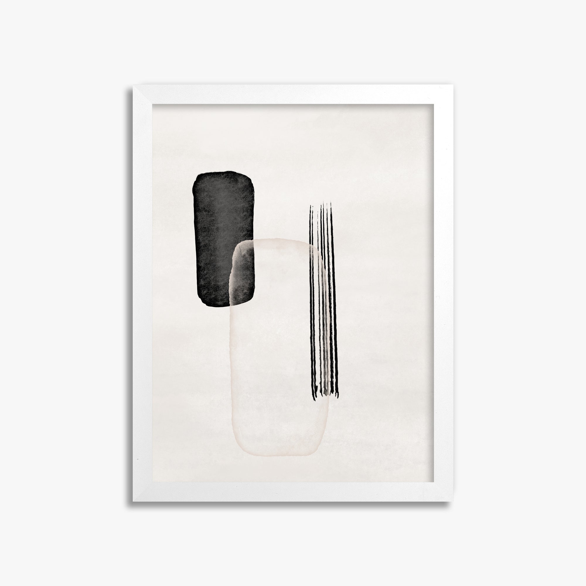 Drifting Pillars, 30x40cm Framed Poster With White Frame