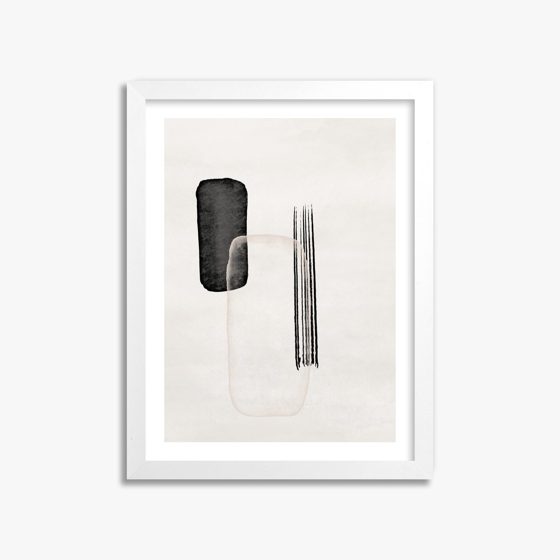 Drifting Pillars, 30x40cm Whitek Framed Art Reproduction