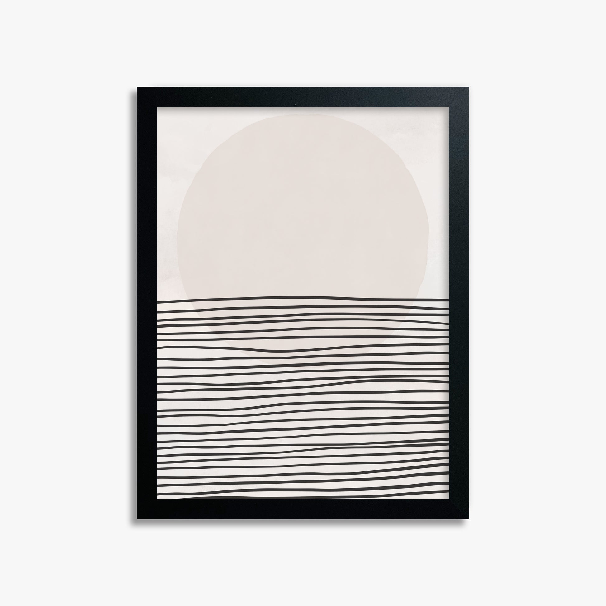 Serene Horizon, 30x40cm Framed Poster With Black Frame