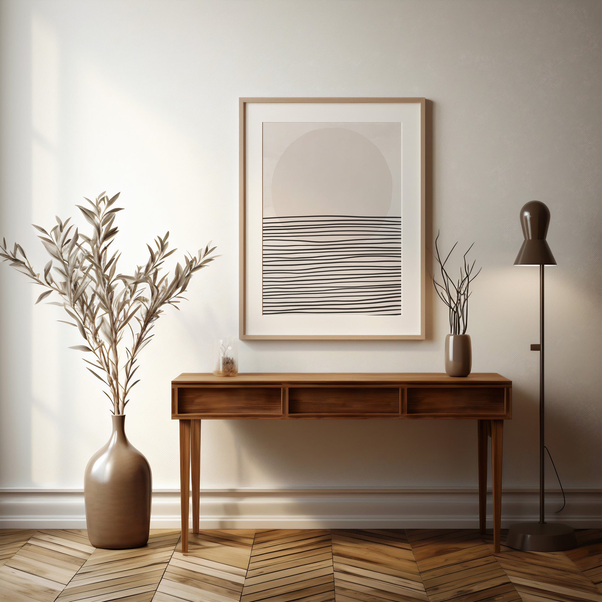 Design Concept No. 37 for Serene Horizon Modern Poster Art