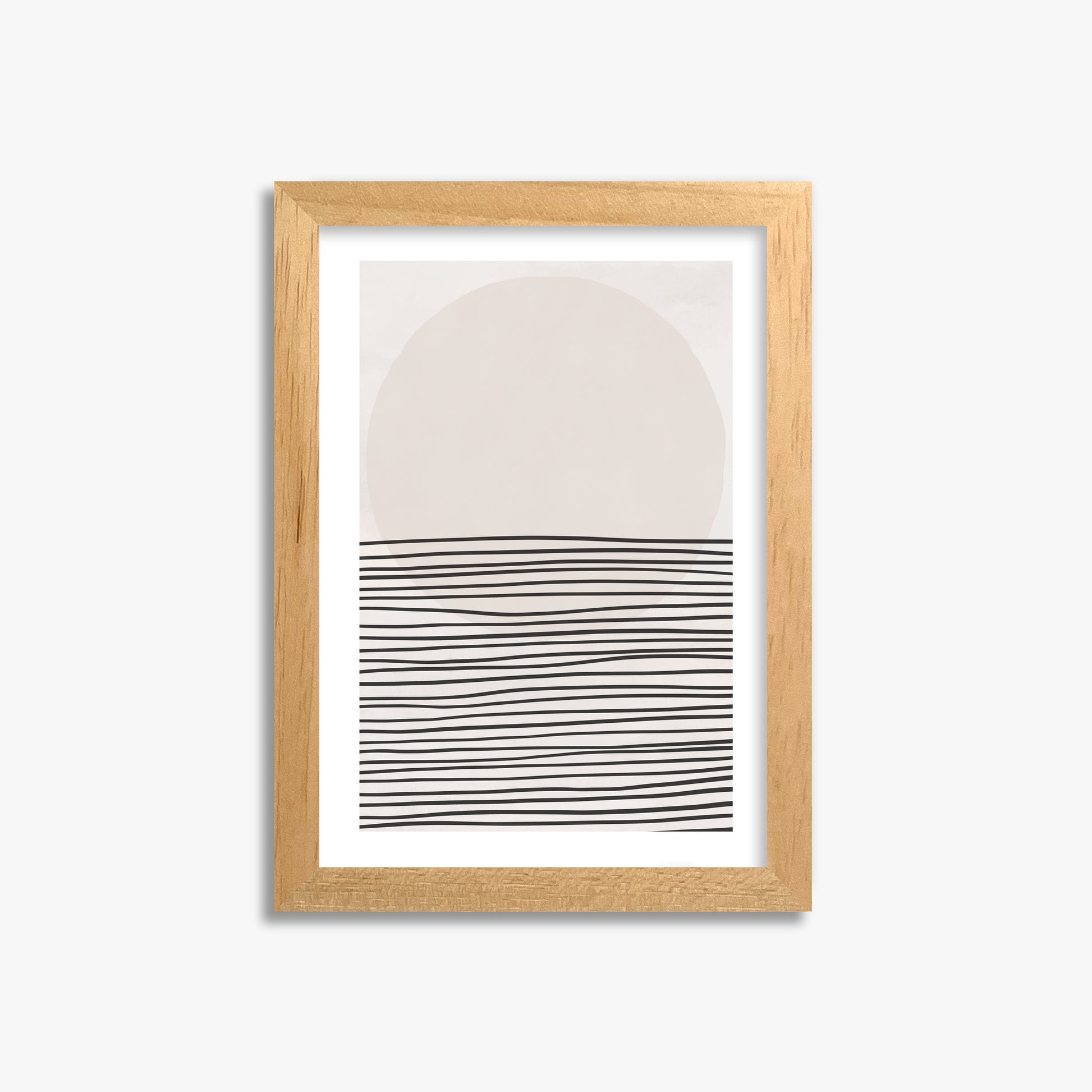 Serene Horizon, 21x30cm Oak Framed Art Reproduction