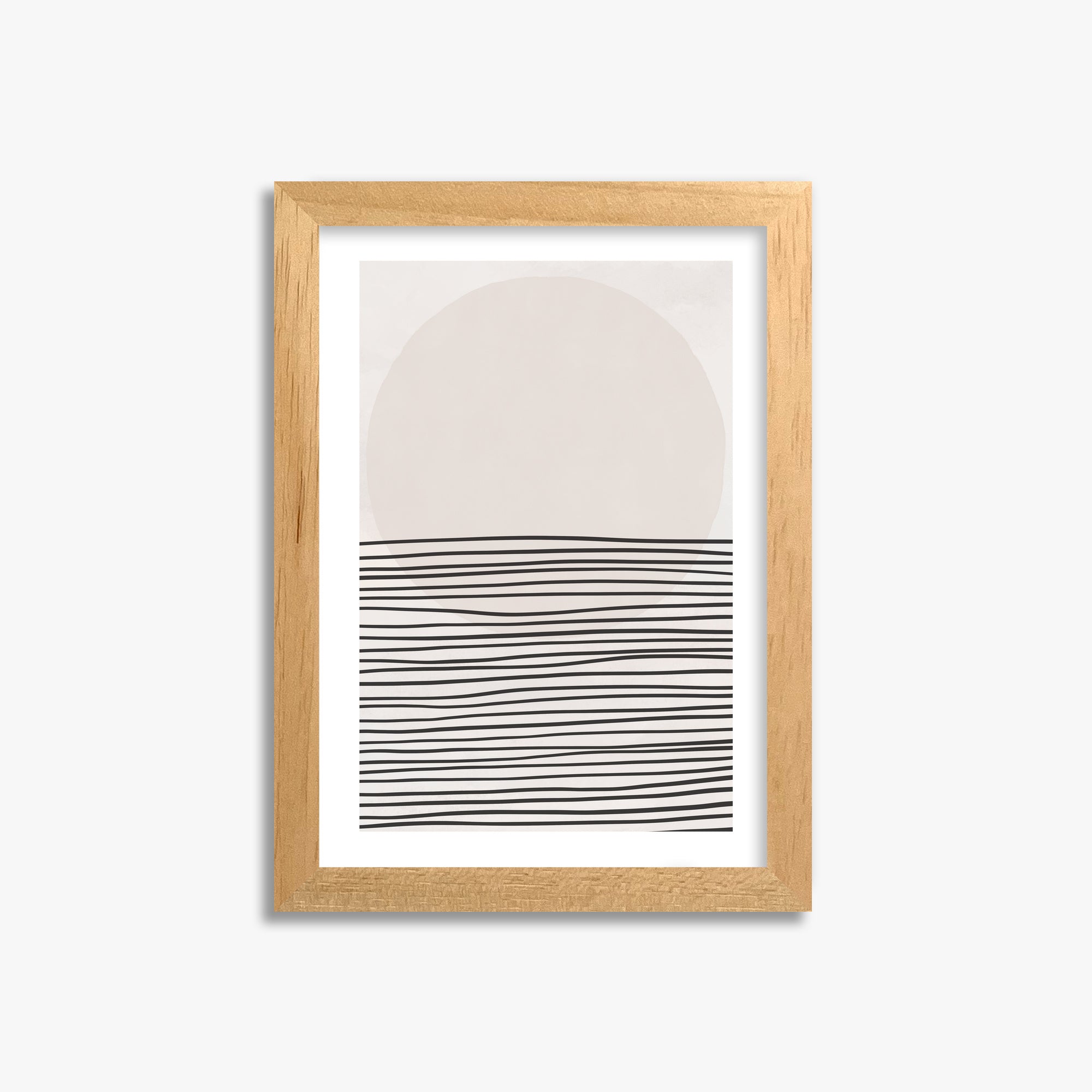 Serene Horizon, 21x30cm Oak Framed Art Reproduction