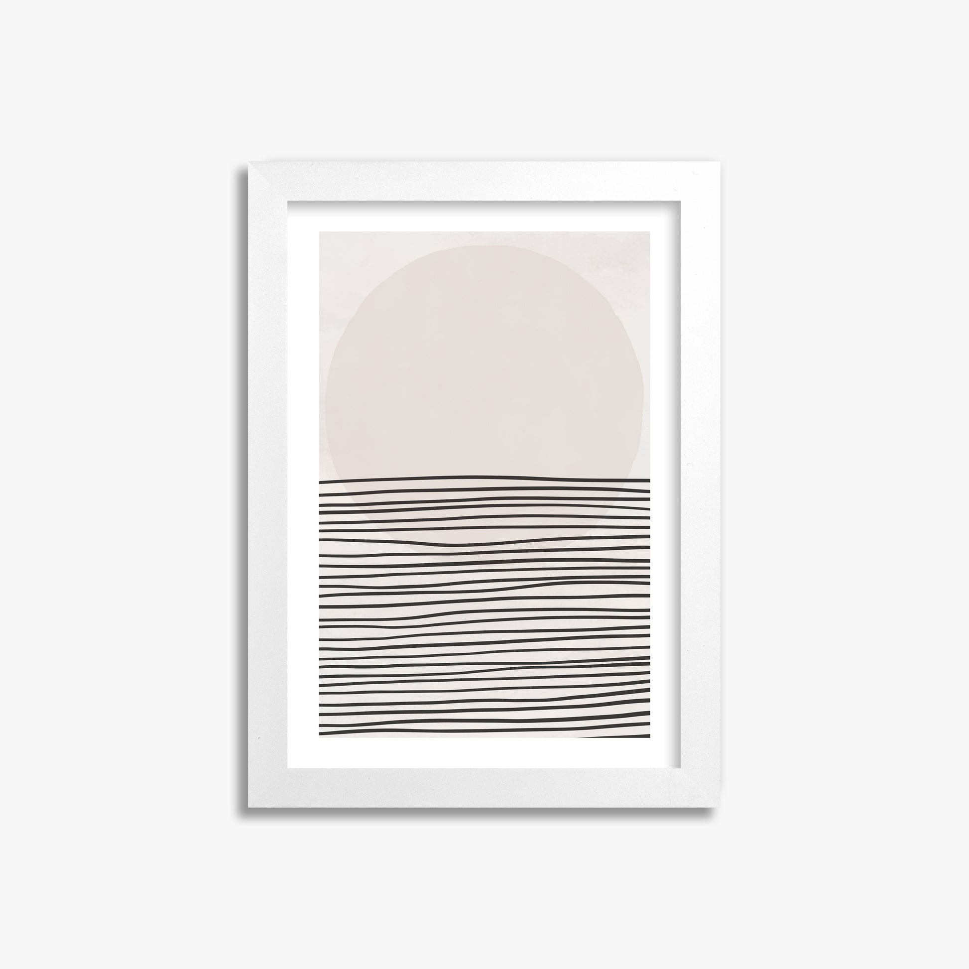 Serene Horizon, 21x30cm Whitek Framed Art Reproduction