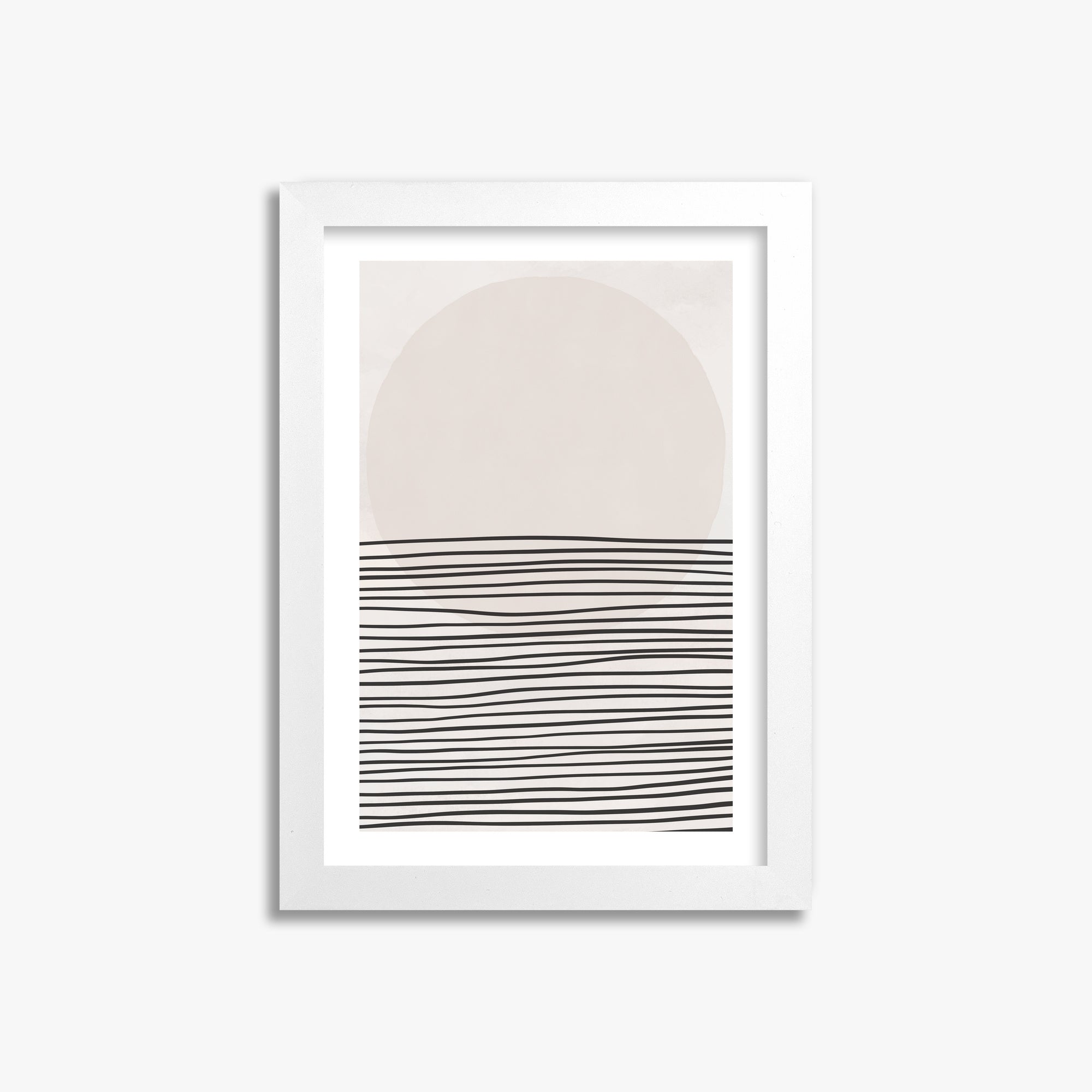 Serene Horizon, 21x30cm Whitek Framed Art Reproduction