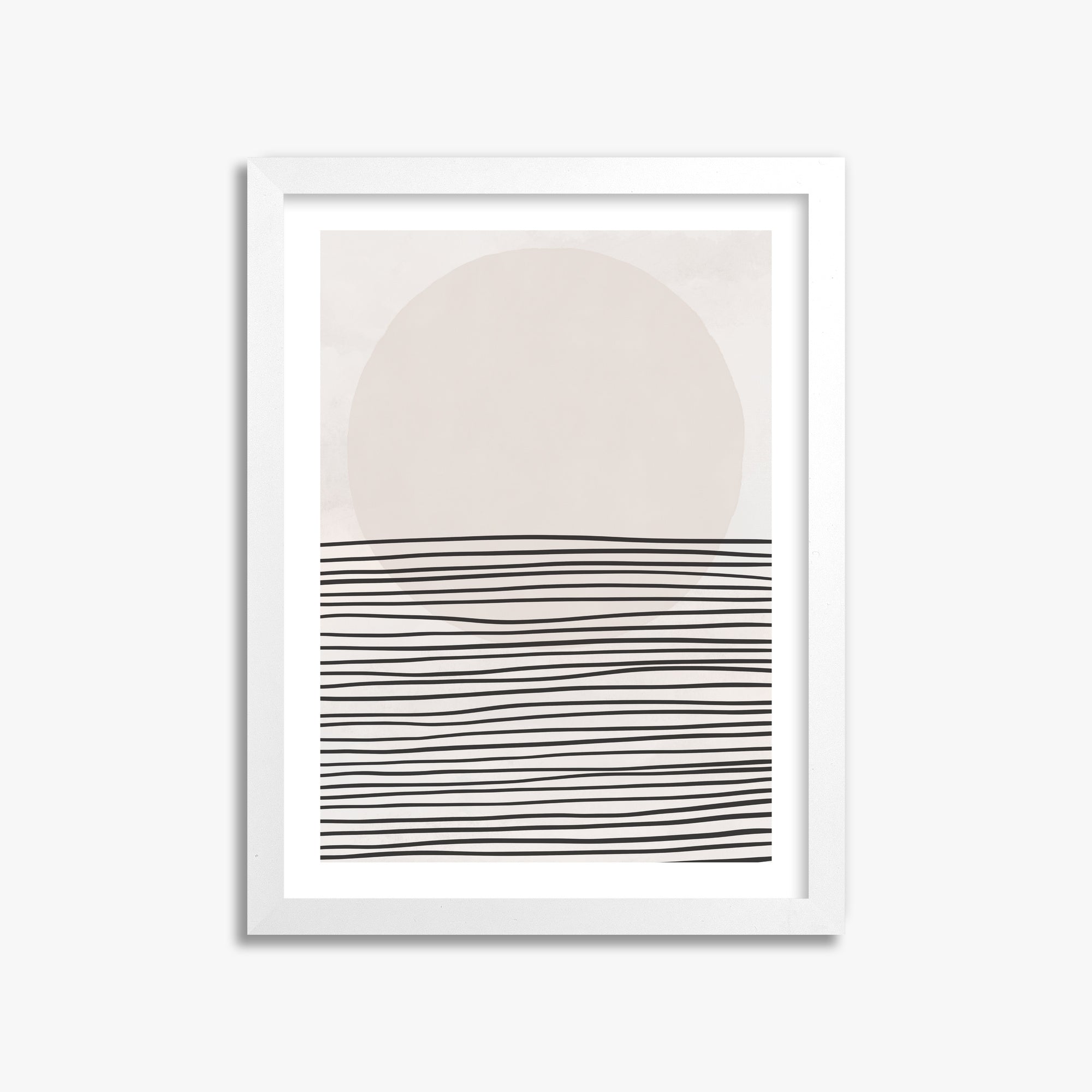Serene Horizon, 30x40cm Whitek Framed Art Reproduction