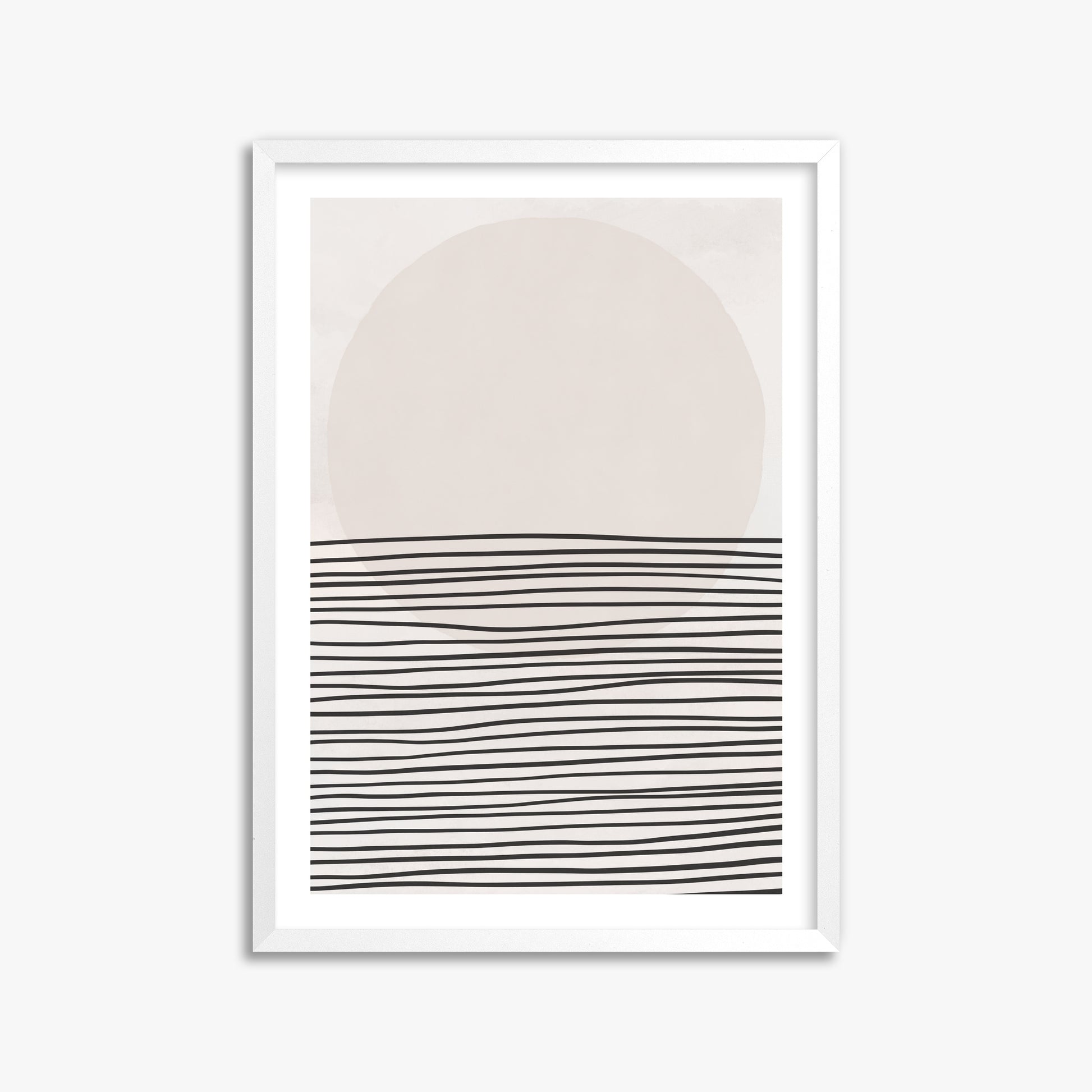 Serene Horizon, 50x70cm Whitek Framed Art Reproduction