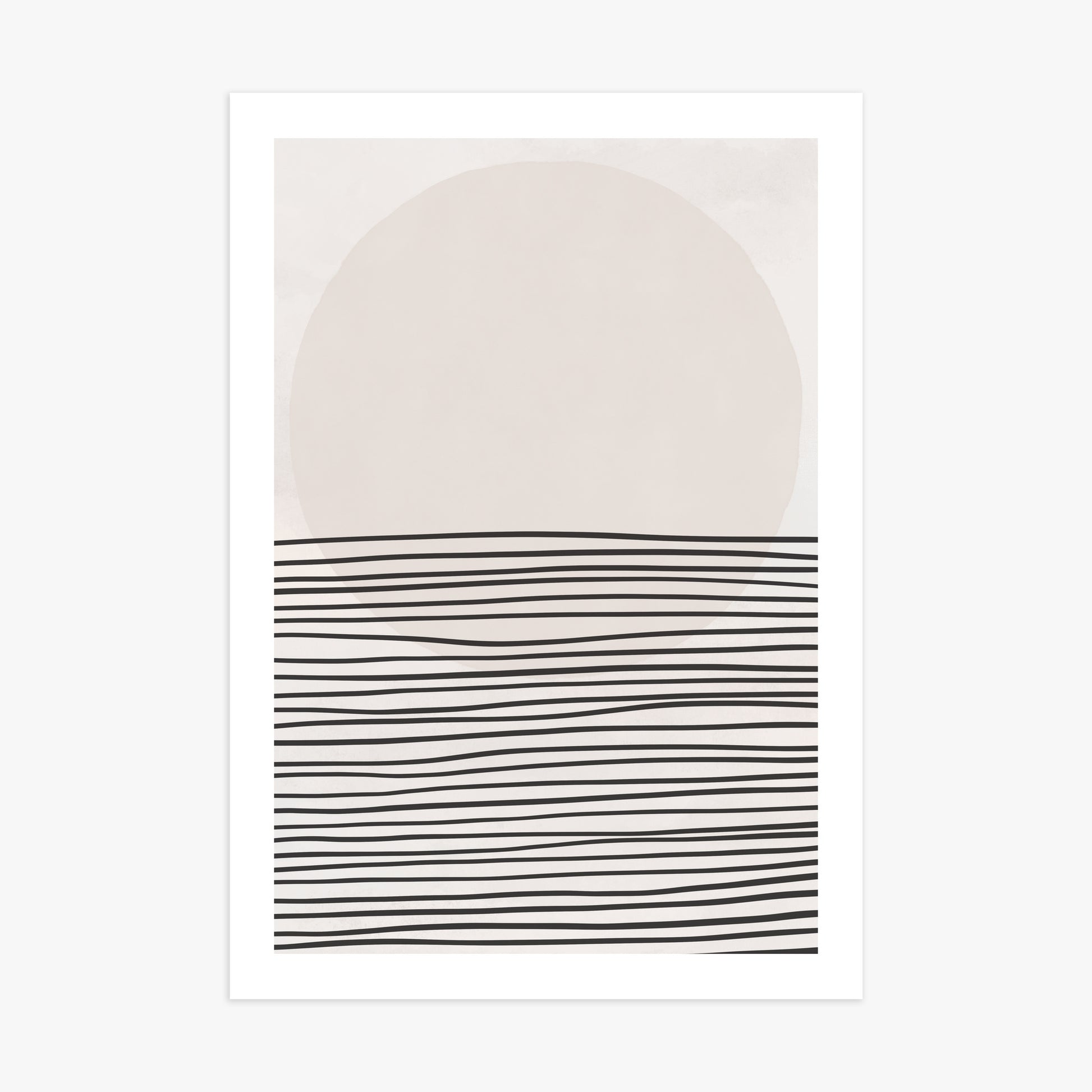 Serene Horizon, 70x100cm Printed Poster