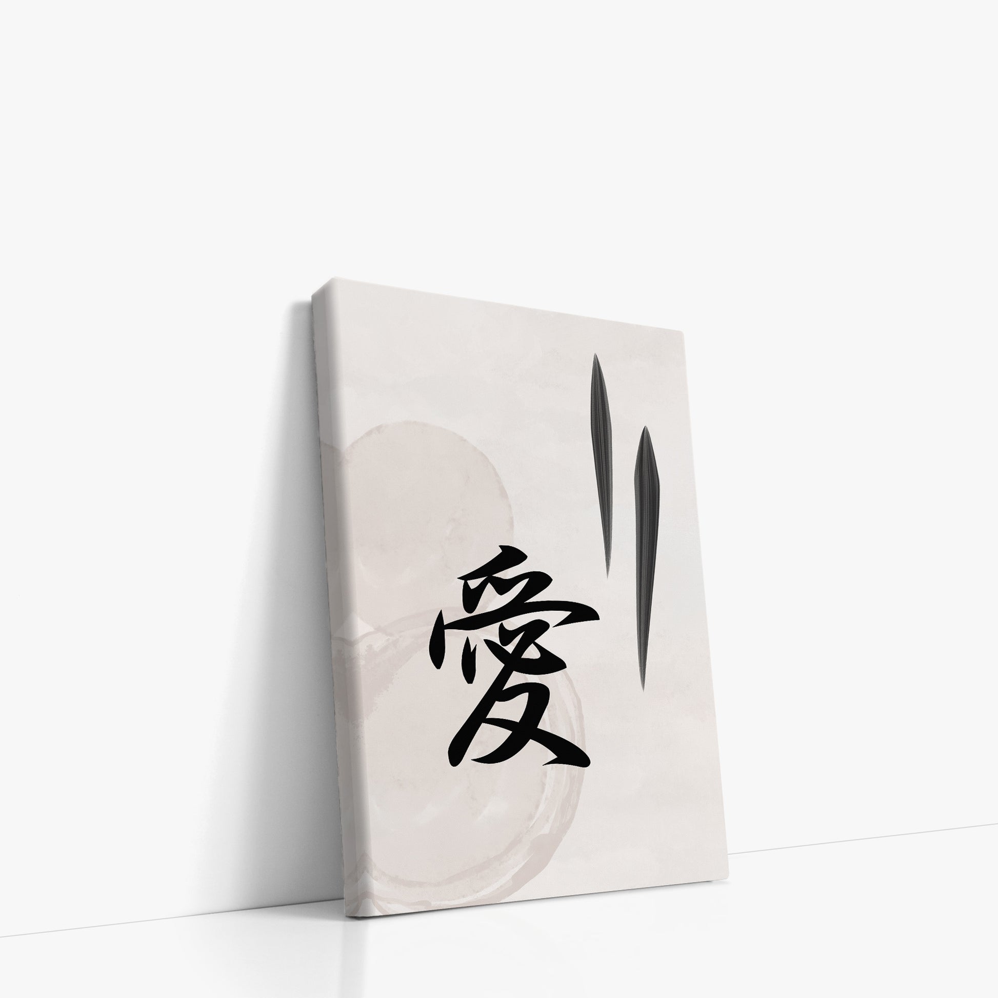 Serene Wisdom, 21x30cm Satin Canvas Art Reproduction Left Angle