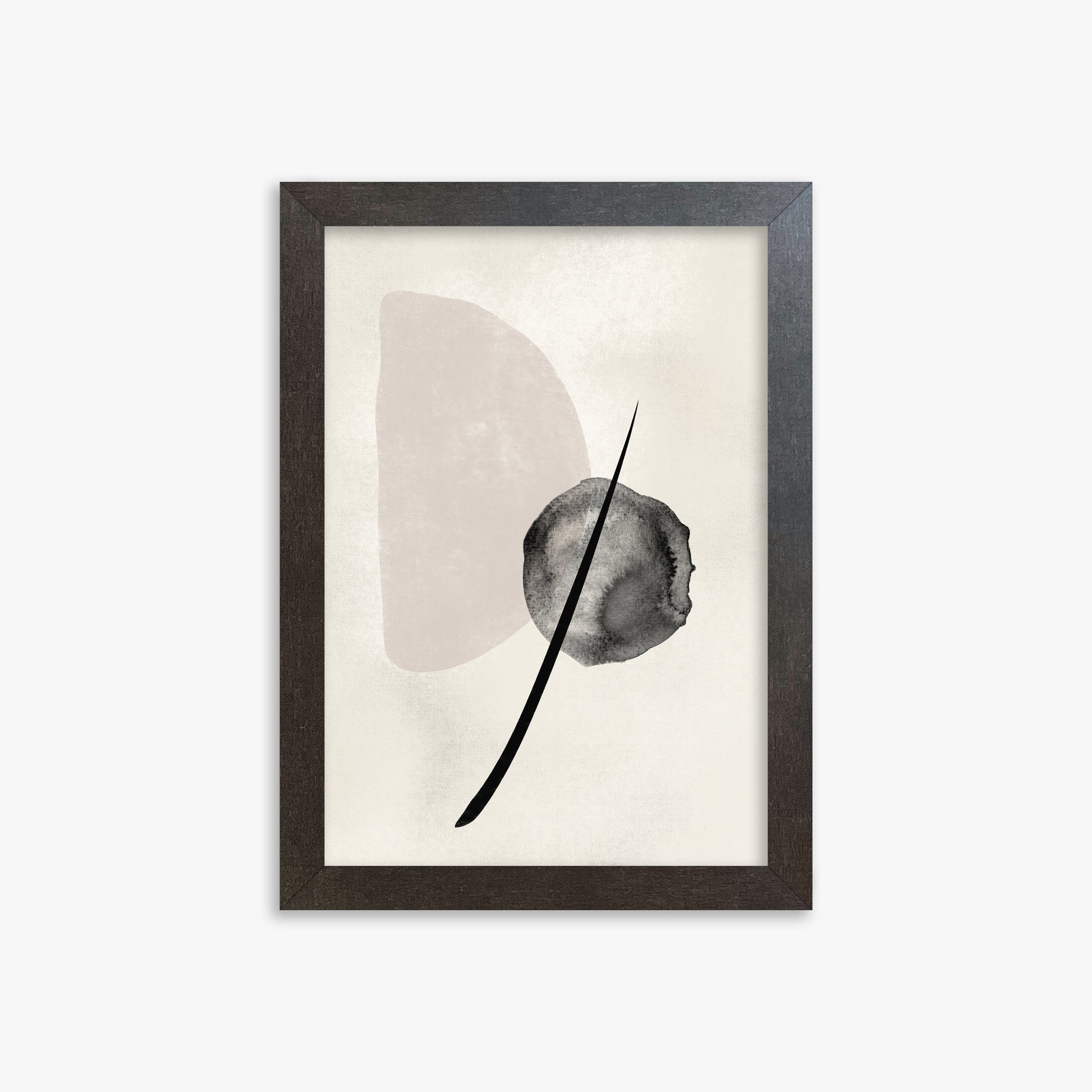 Celestial Balance, 21x30cm Framed Art Reproduction With Espresso Frame