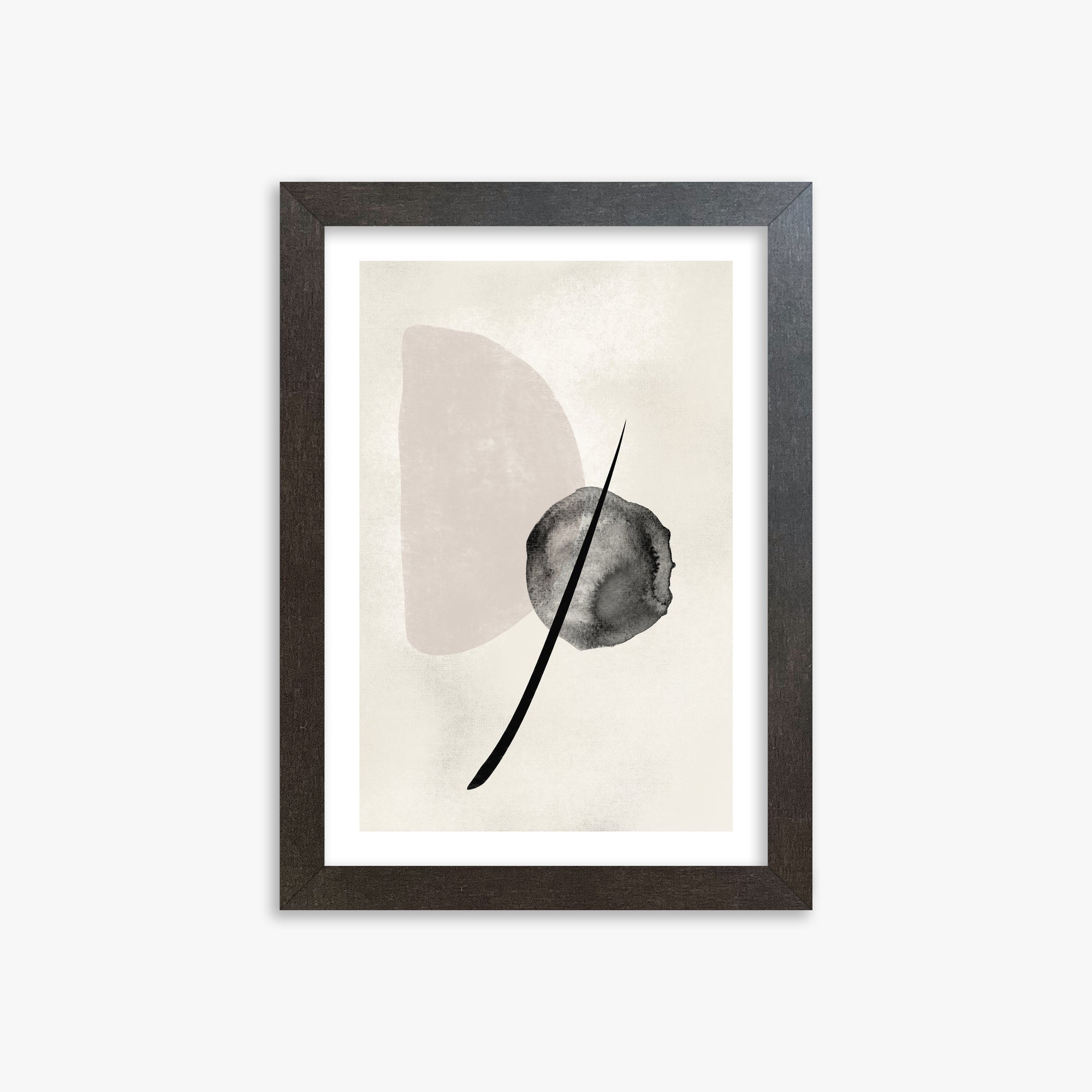 Celestial Balance, 21x30cm Framed Art Reproduction With Espresso Frame