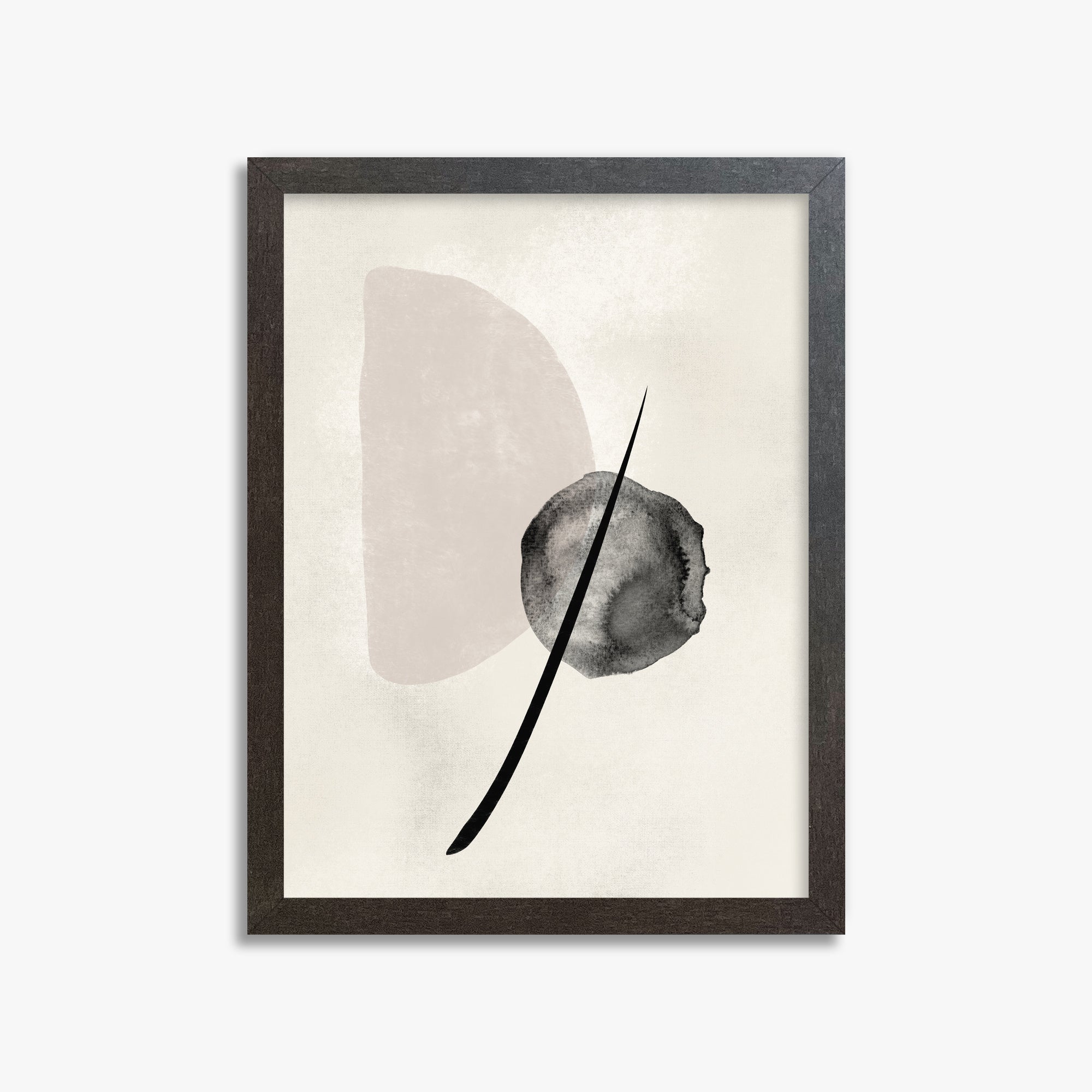 Celestial Balance, 30x40cm Framed Art Reproduction With Espresso Frame