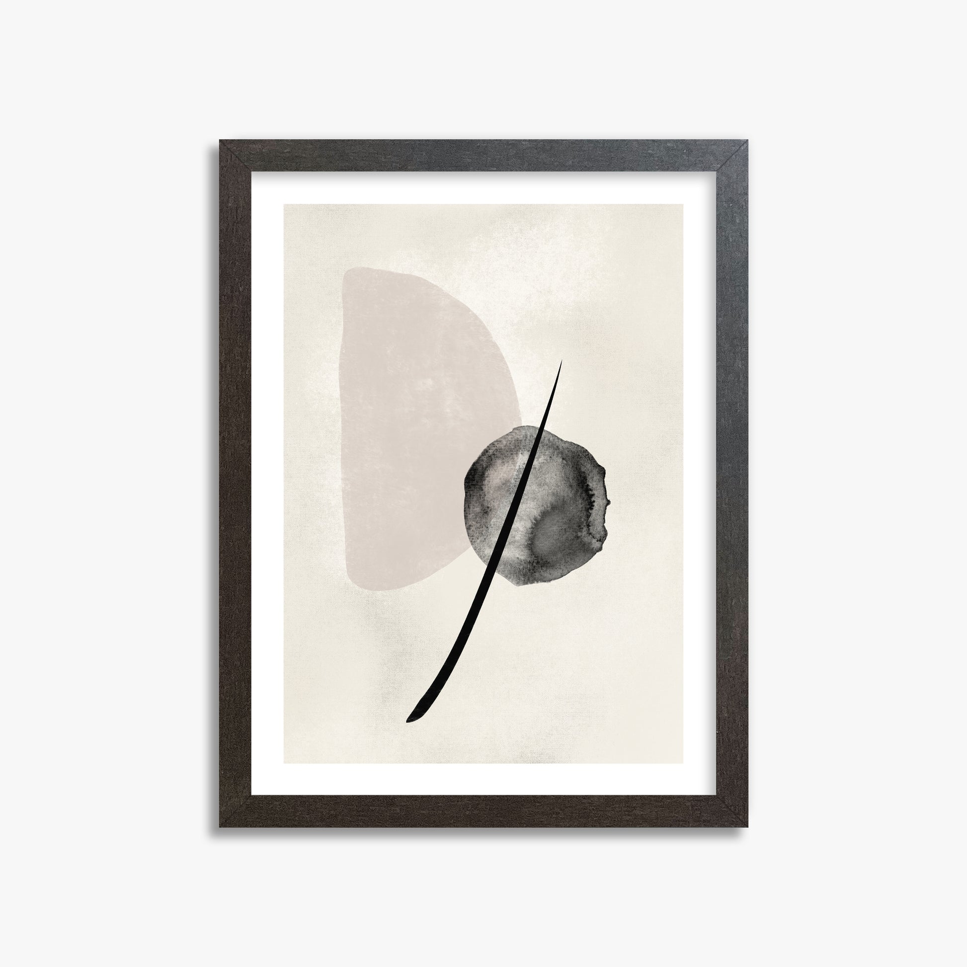 Celestial Balance, 30x40cm Framed Art Reproduction With Espresso Frame