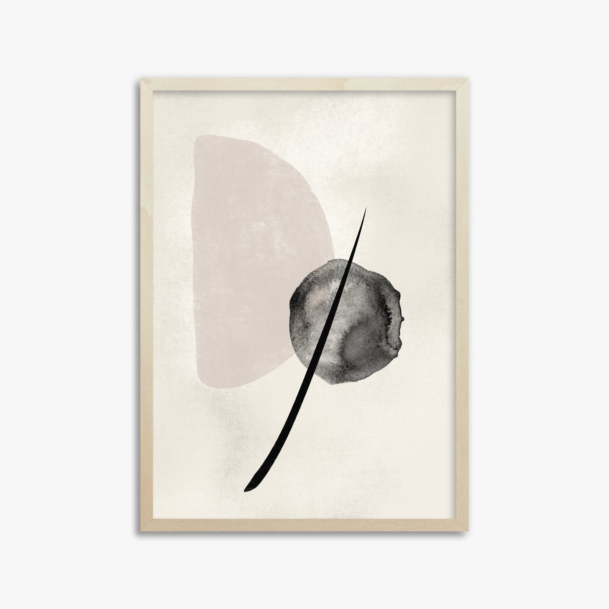Celestial Balance, 50x70cm Framed Art Reproduction With Lime Wood Frame