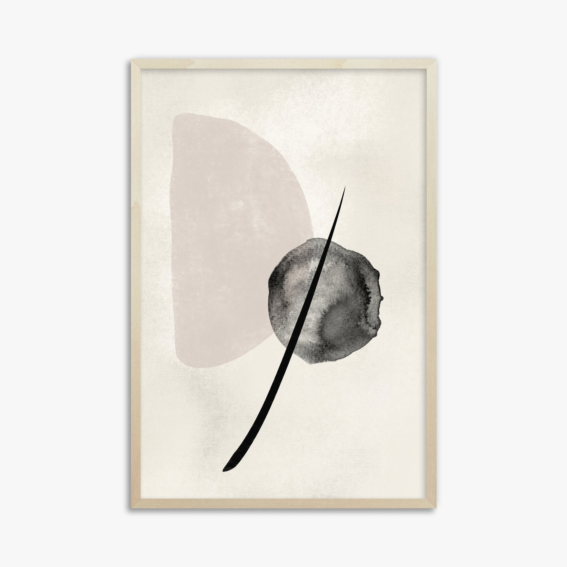 Celestial Balance, 61x91cm Framed Art Reproduction With Lime Wood Frame