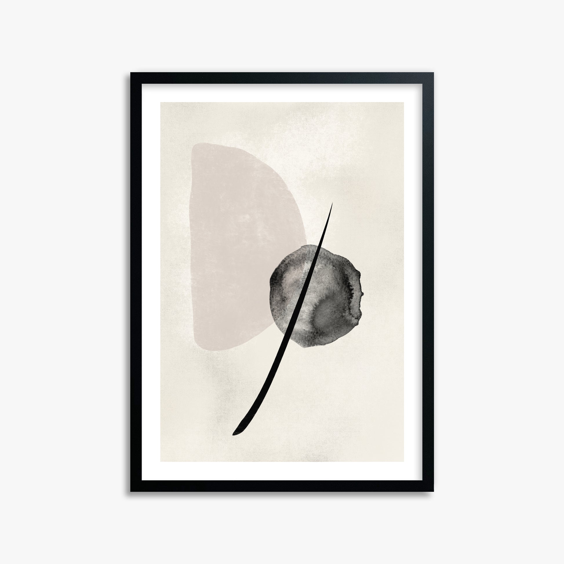 Celestial Balance, 50x70cm Black Framed Art Reproduction
