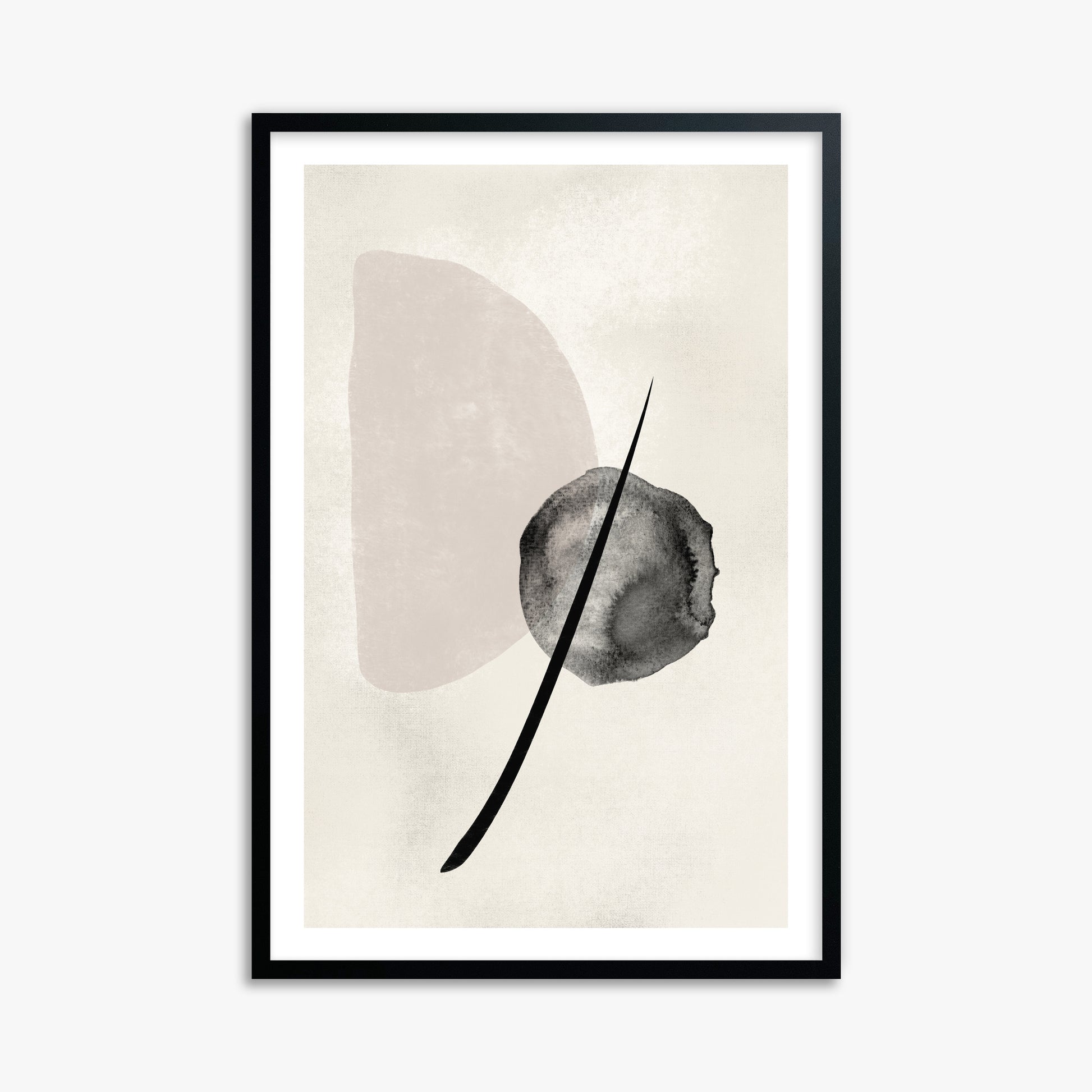 Celestial Balance, 61x91cm Black Framed Art Reproduction