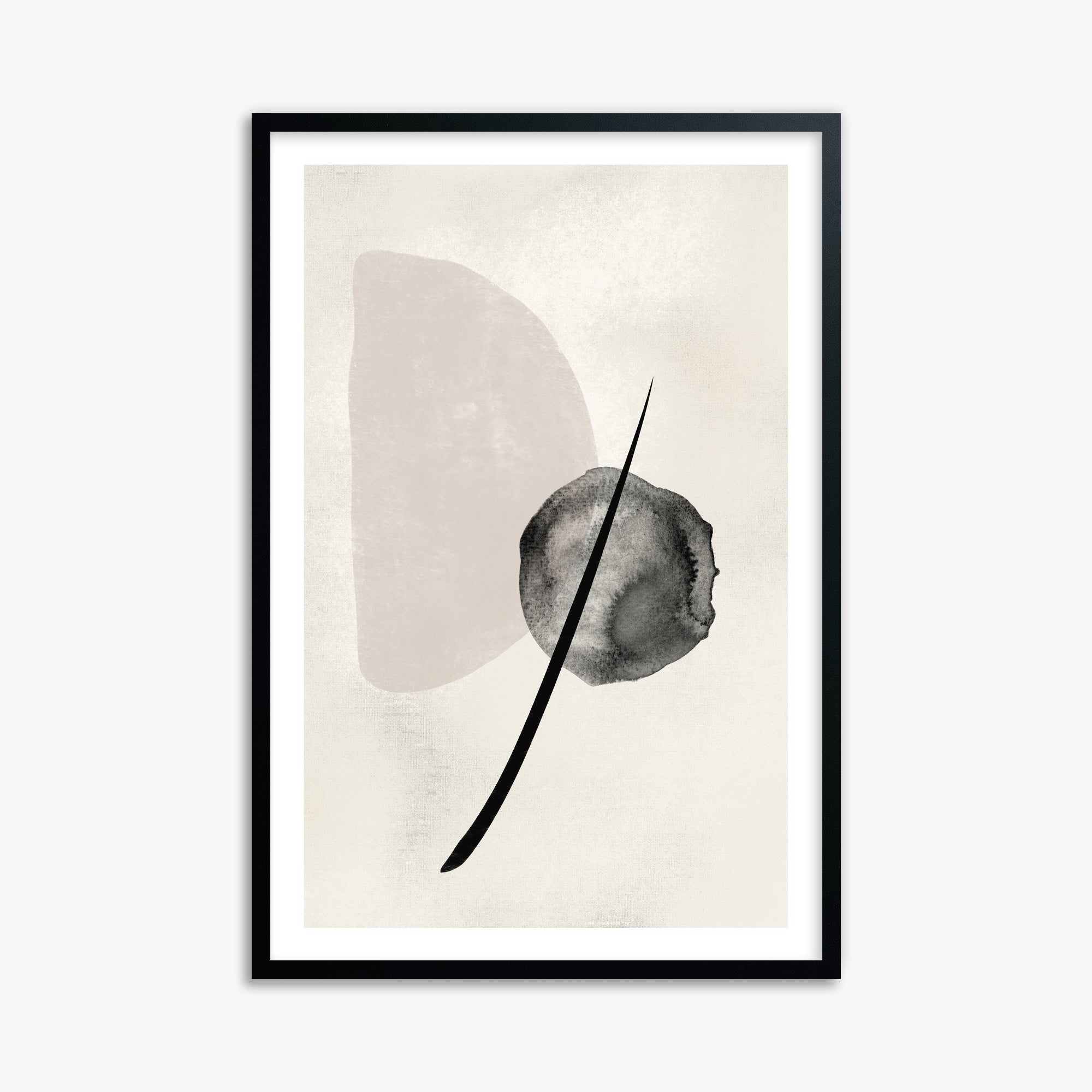 Celestial Balance, 61x91cm Black Framed Art Reproduction