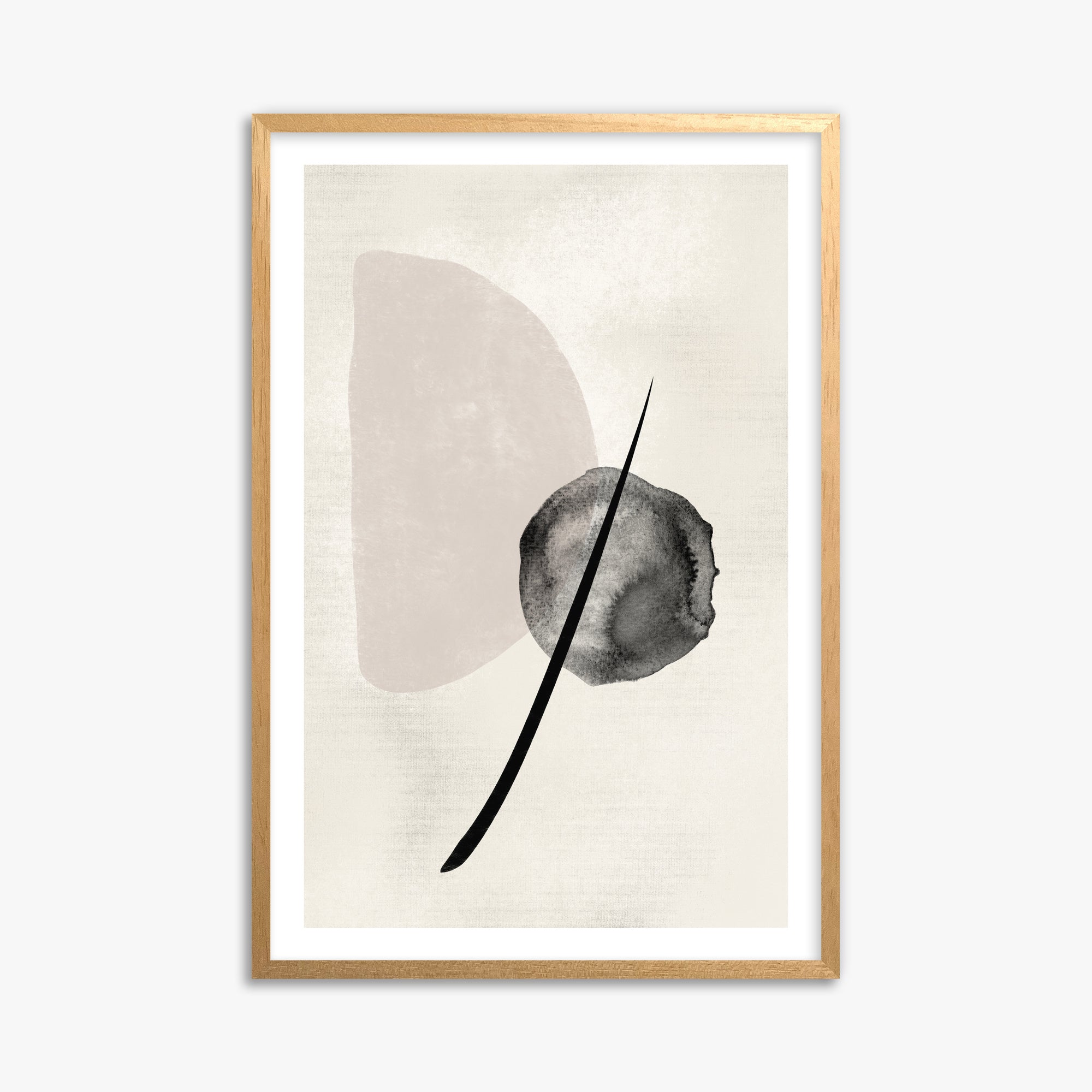 Celestial Balance, 61x91cm Oak Framed Art Reproduction