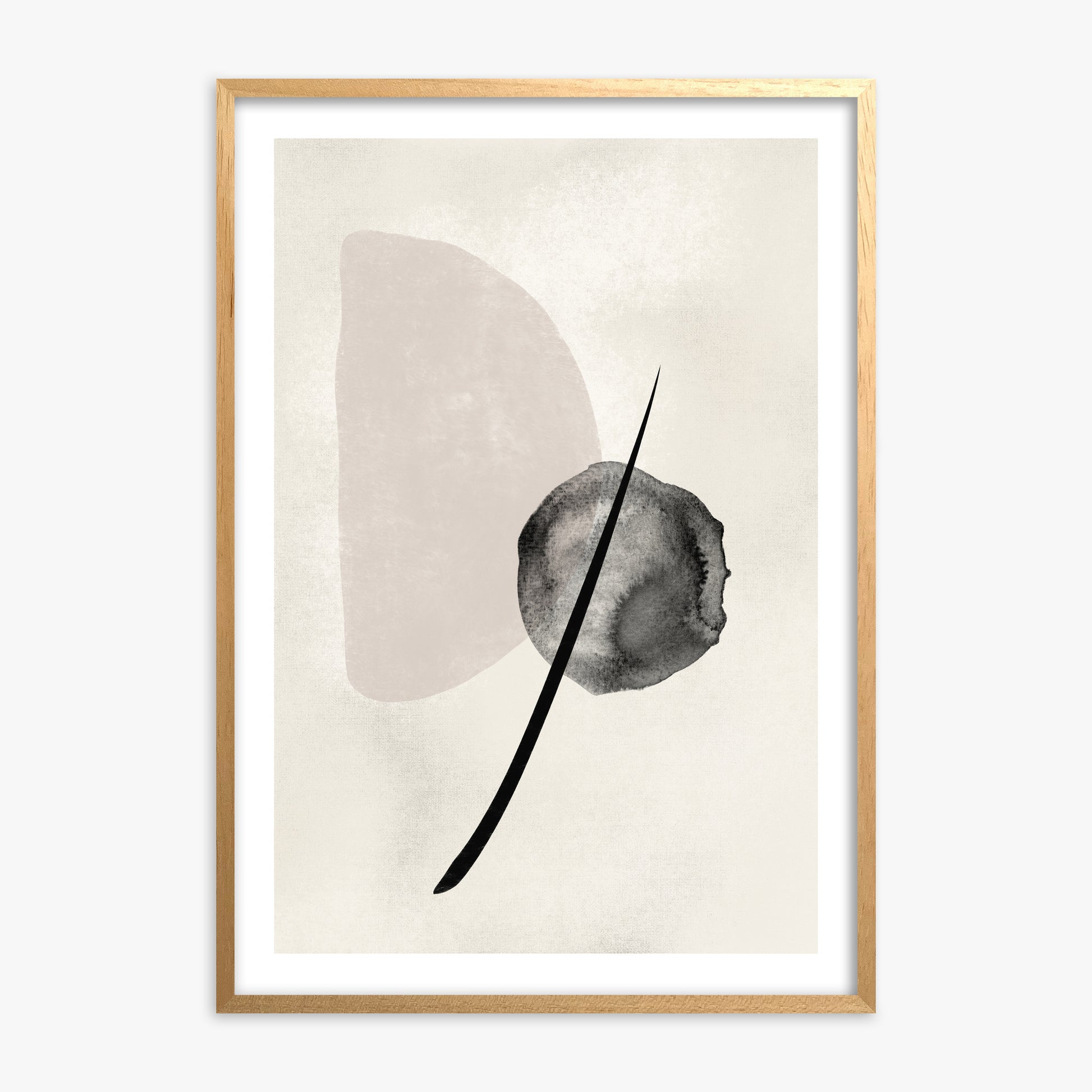 Celestial Balance, 70x100cm Oak Framed Art Reproduction