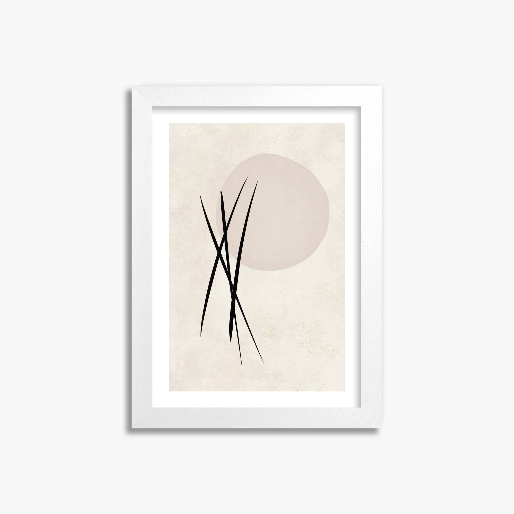 Moonlit Reeds, 21x30cm Whitek Framed Art Reproduction