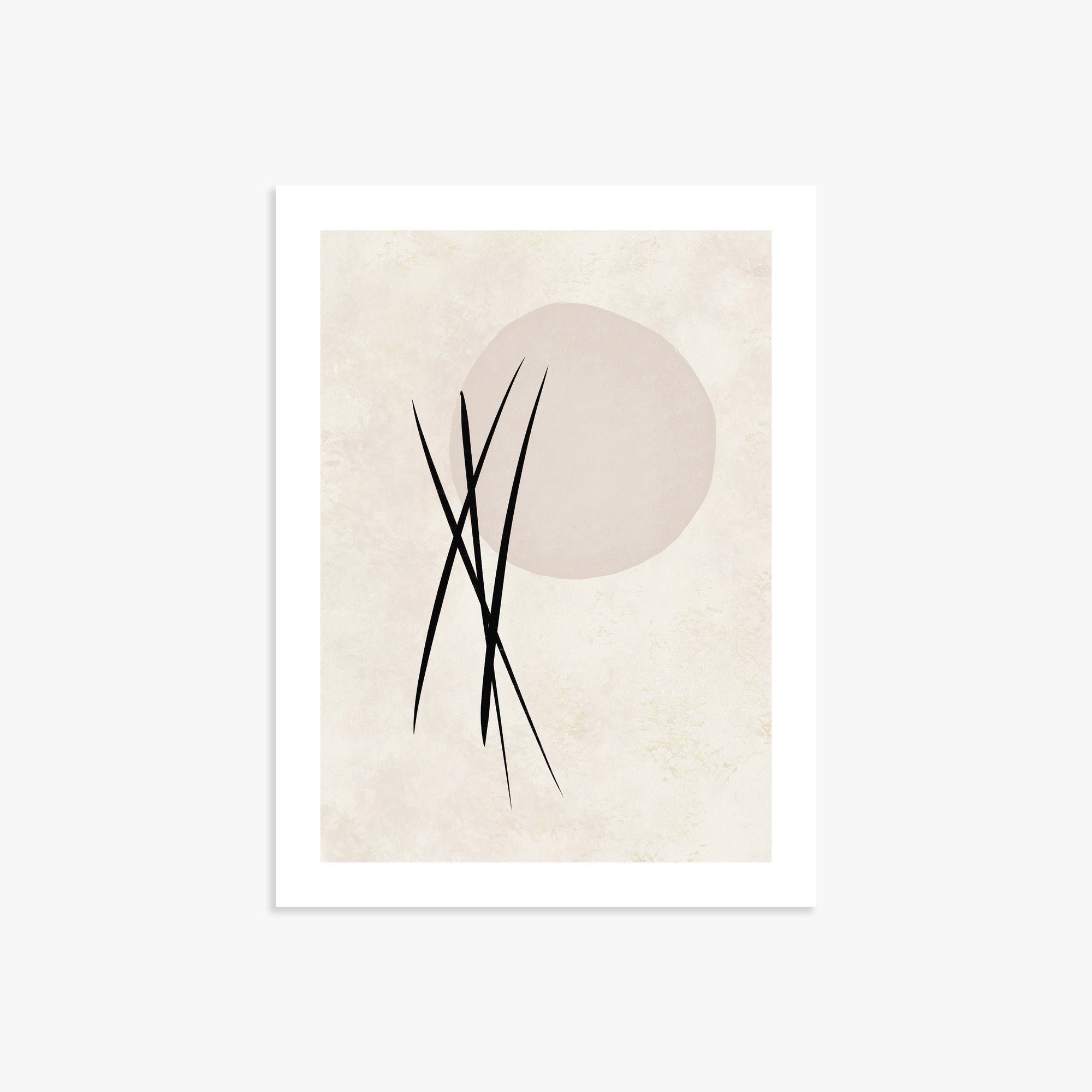 Moonlit Reeds, 30x40cm Printed Poster