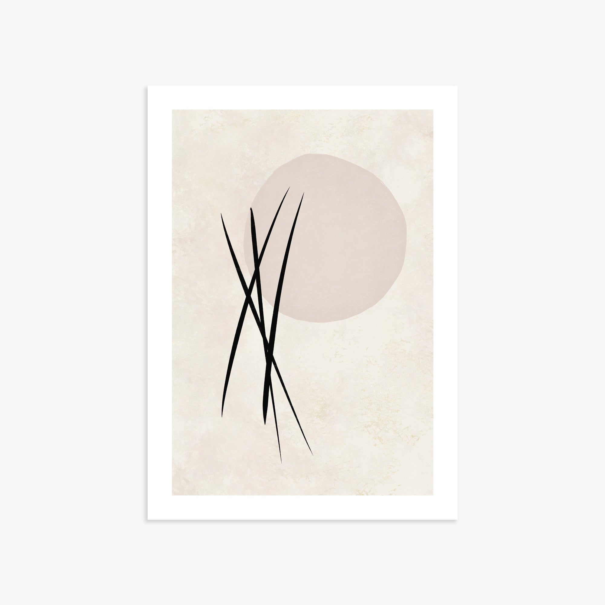 Moonlit Reeds, 50x70cm Printed Poster