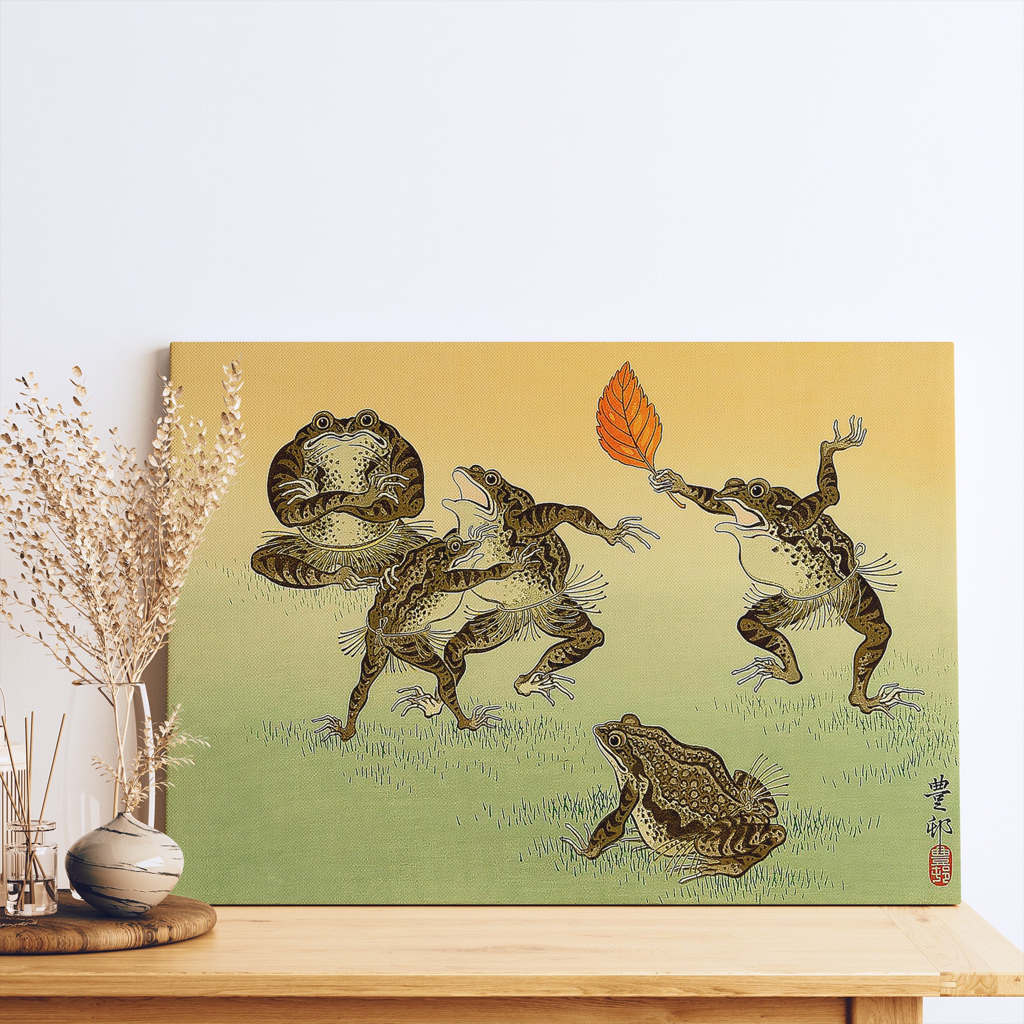 Crapauds lutteurs de sumo