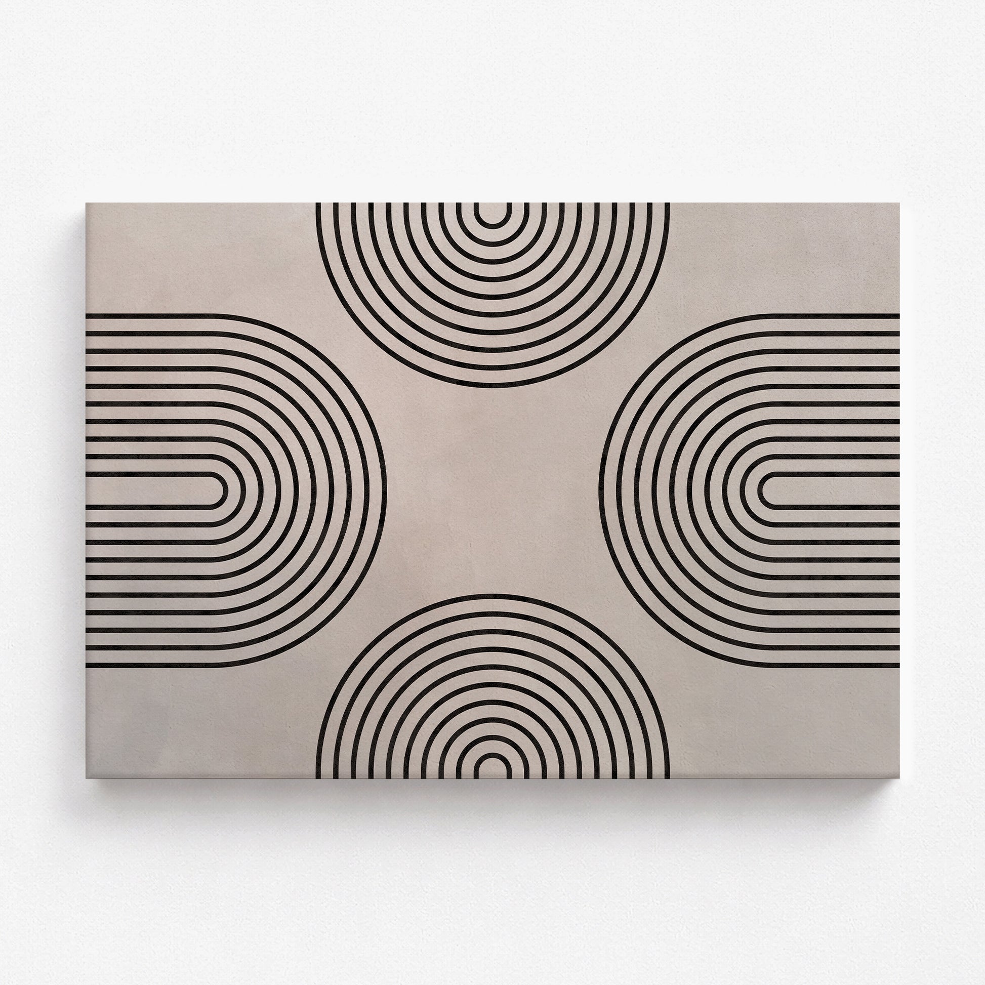 Rhythm & Curves, 100x70cm Satin Canvas Poster
