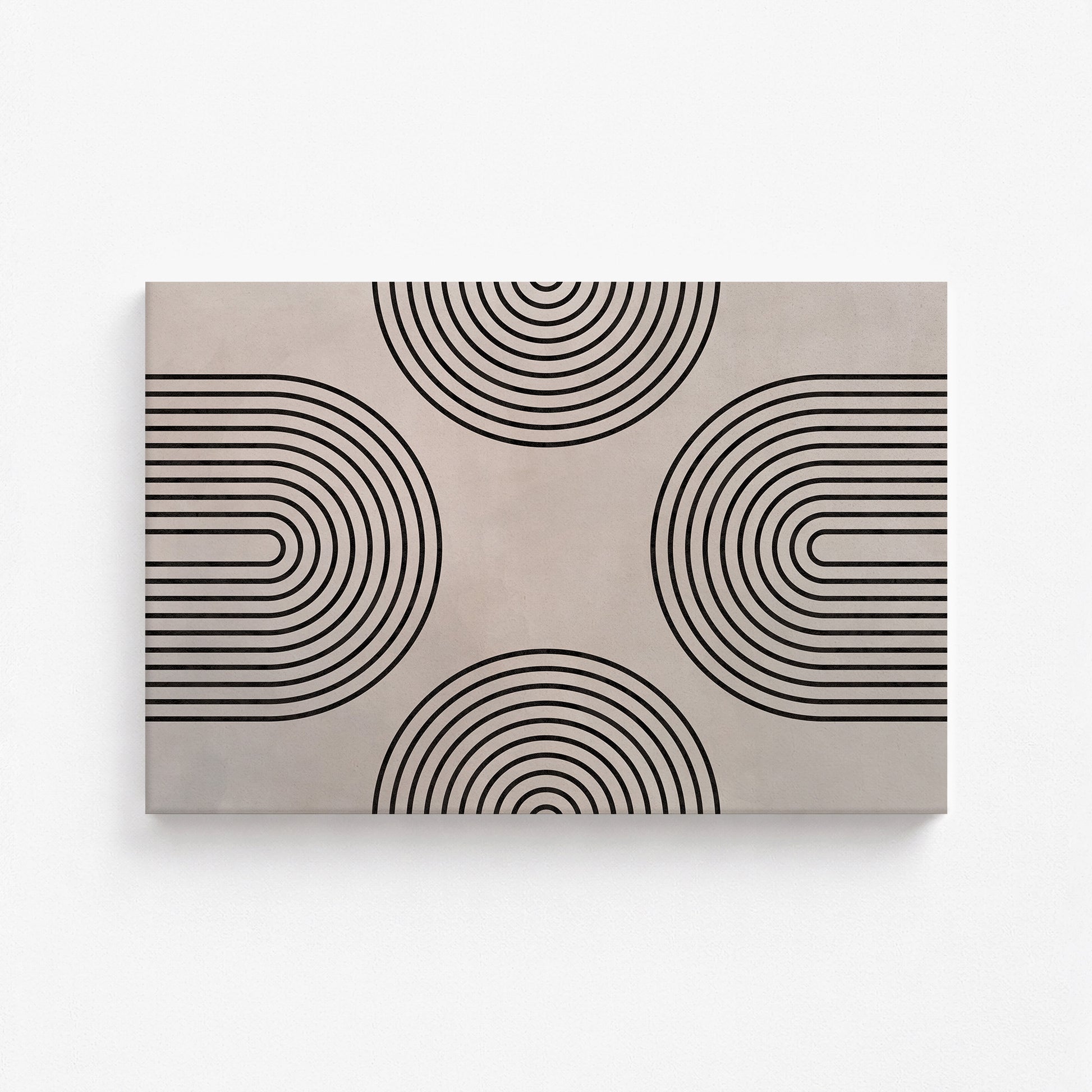Rhythm & Curves, 90x60cm Satin Canvas Poster