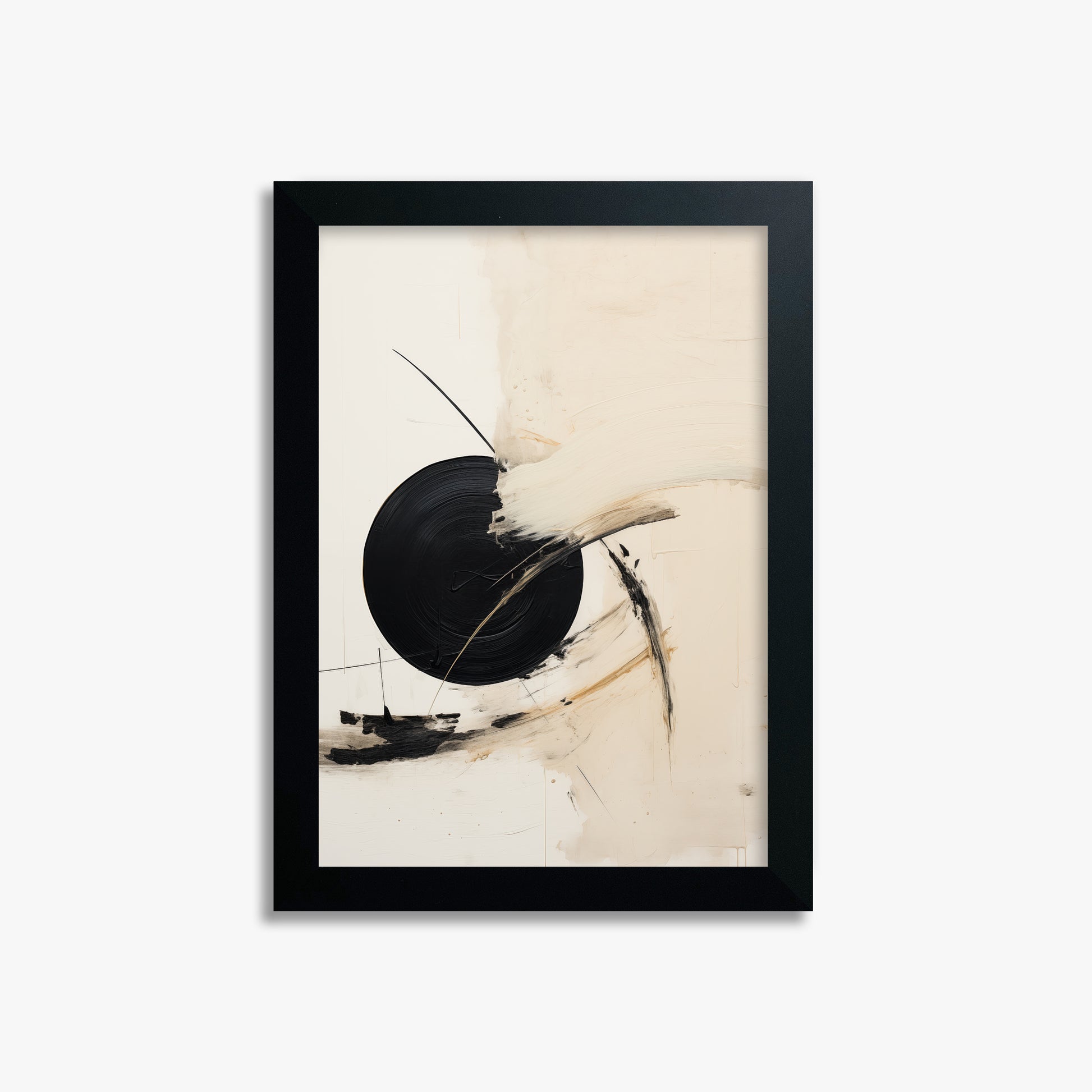 Shattered Eclipse, 21x30cm Framed Poster With Black Frame