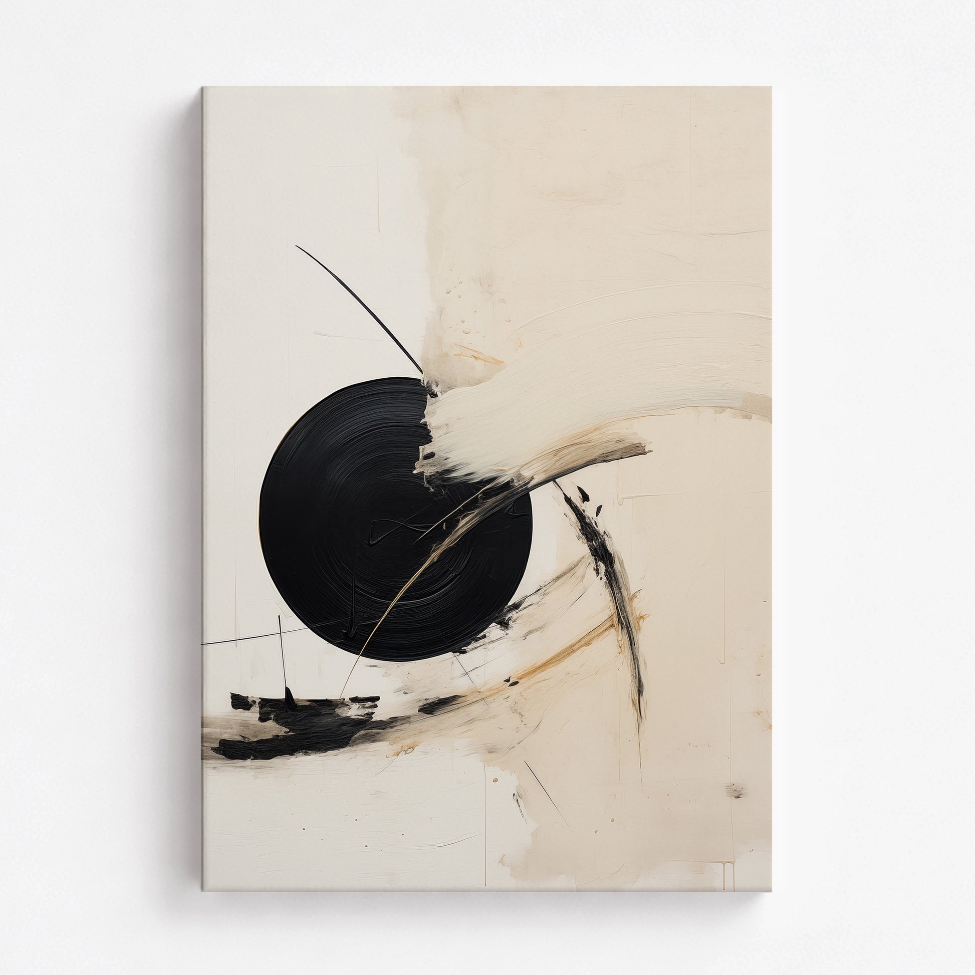 Shattered Eclipse, 70x100cm Satin Canvas Art Reproduction