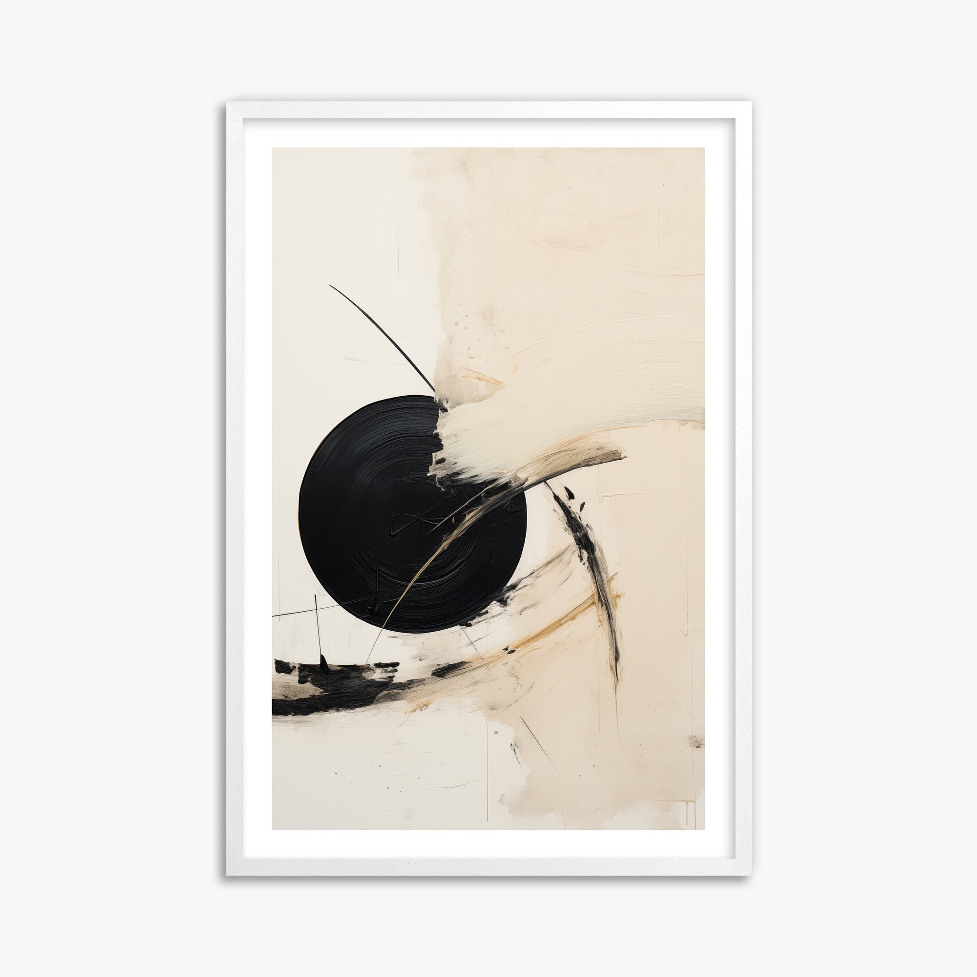 Shattered Eclipse, 61x91cm Whitek Framed Art Reproduction