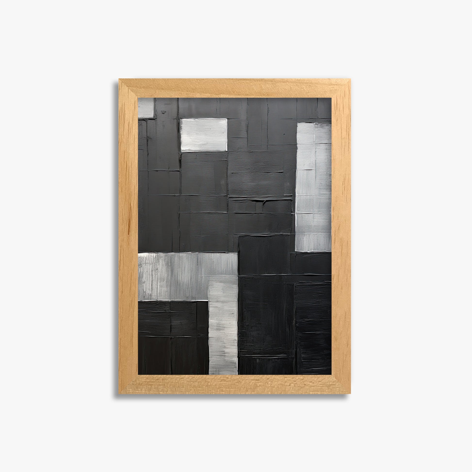 Urban Matrix, 21x30cm Framed Poster With Oak Frame