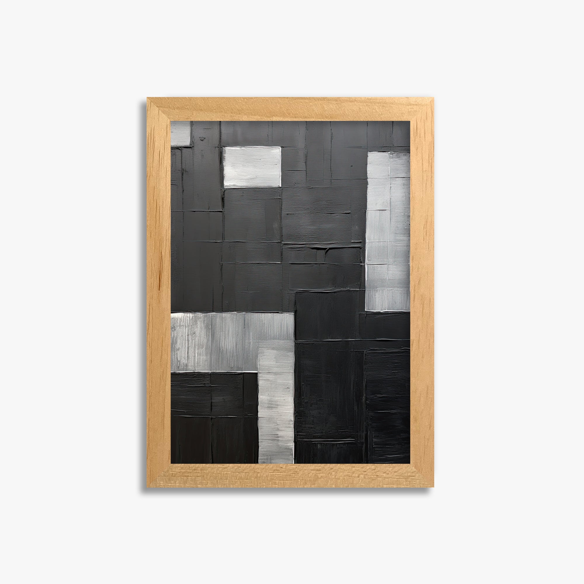 Urban Matrix, 21x30cm Framed Poster With Oak Frame