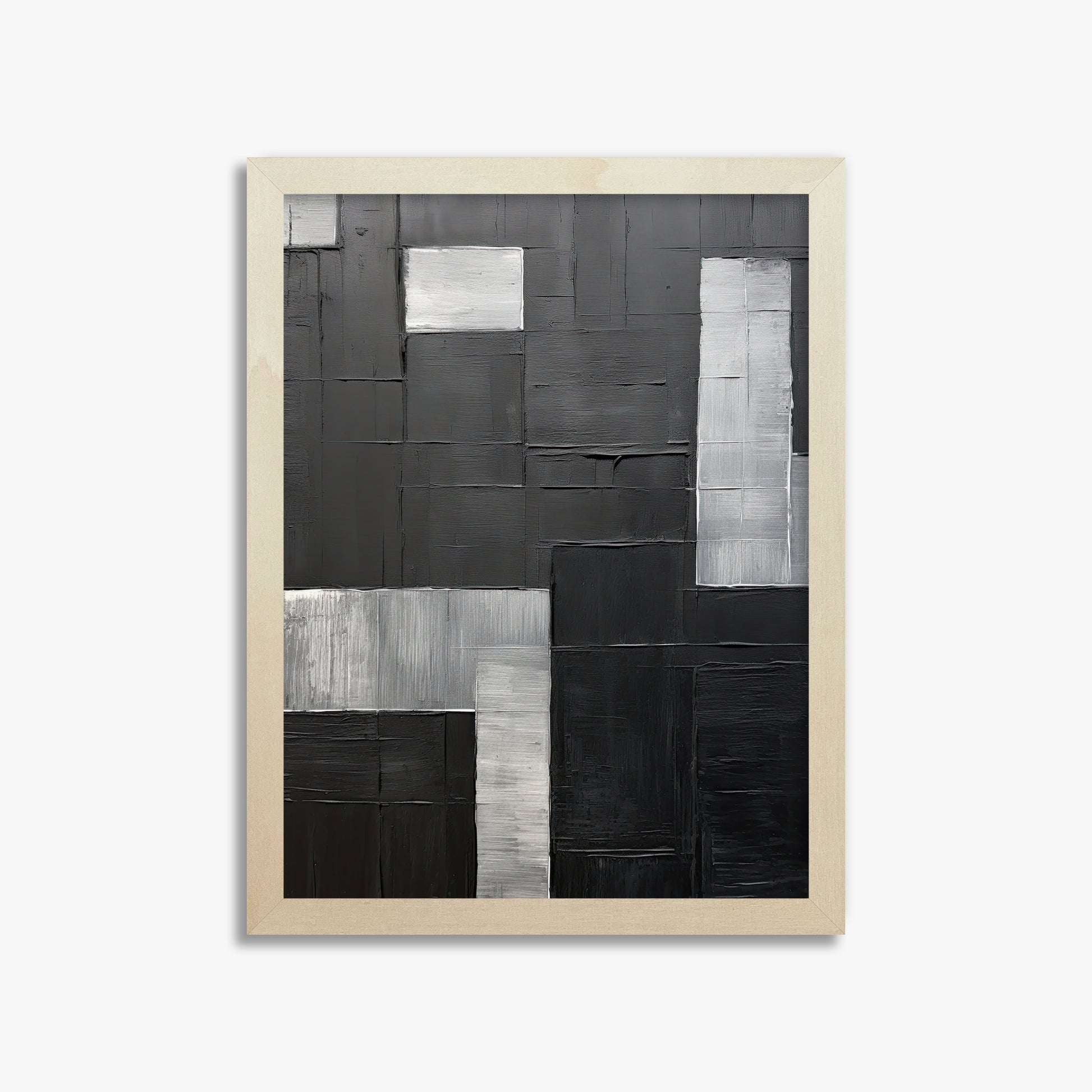 Urban Matrix, 30x40cm Framed Art Reproduction With Lime Wood Frame