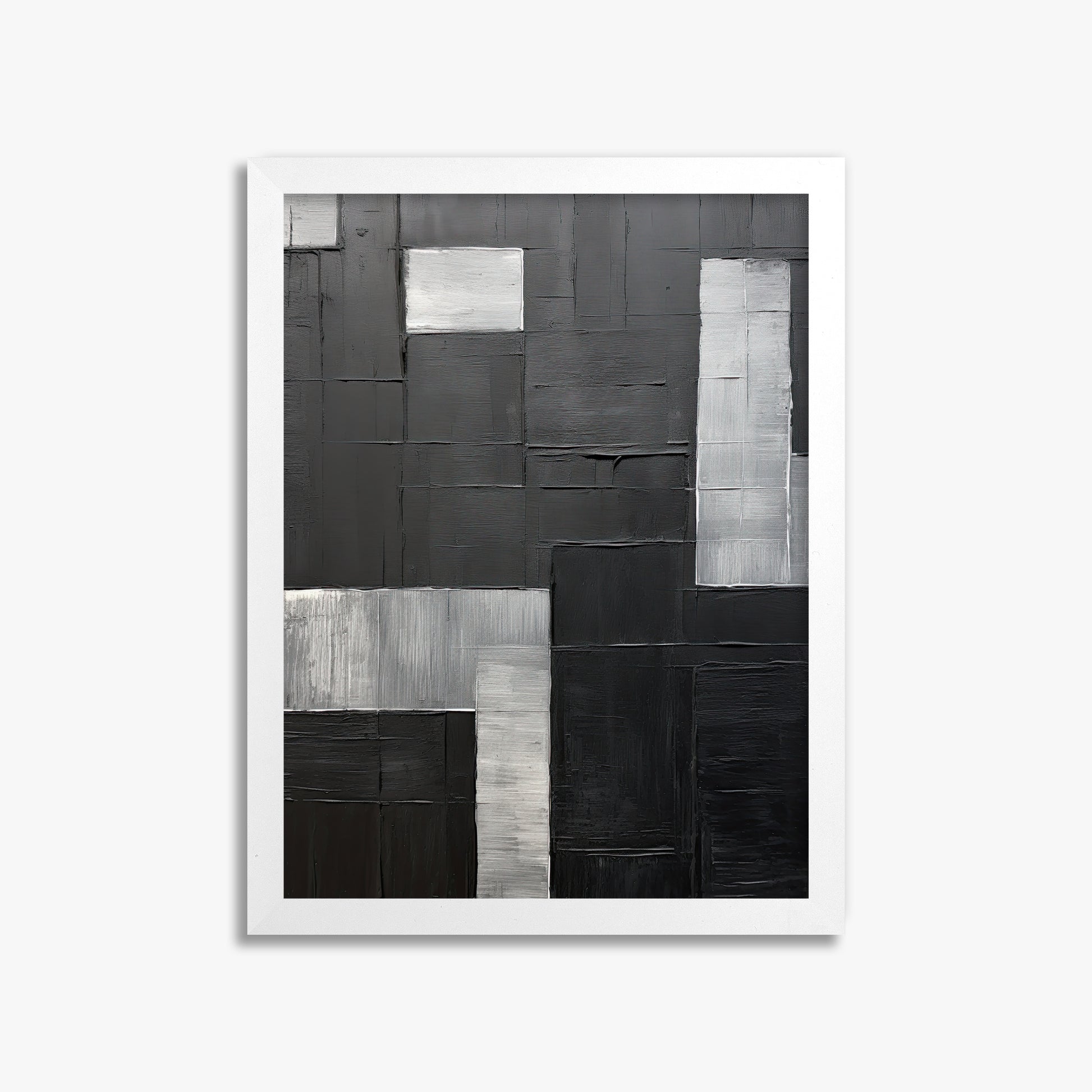 Urban Matrix, 30x40cm Framed Poster With White Frame