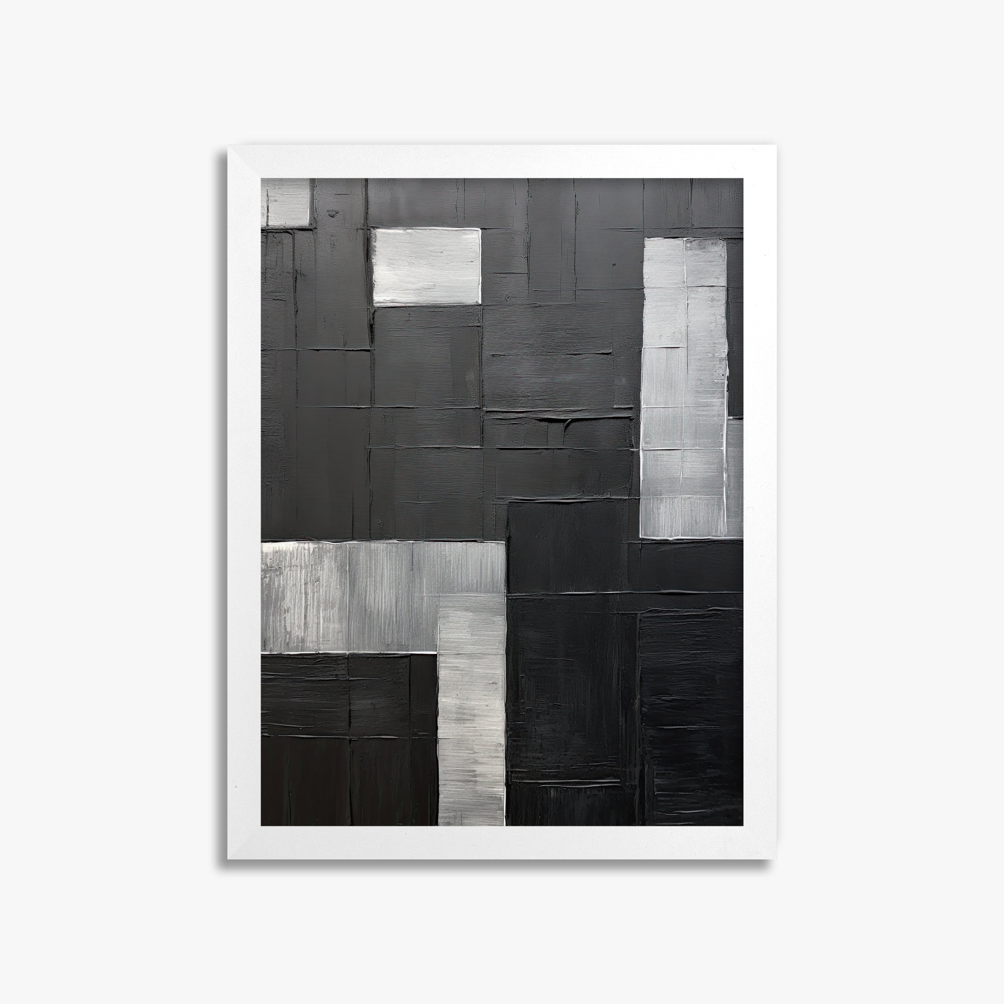 Urban Matrix, 30x40cm Framed Poster With White Frame