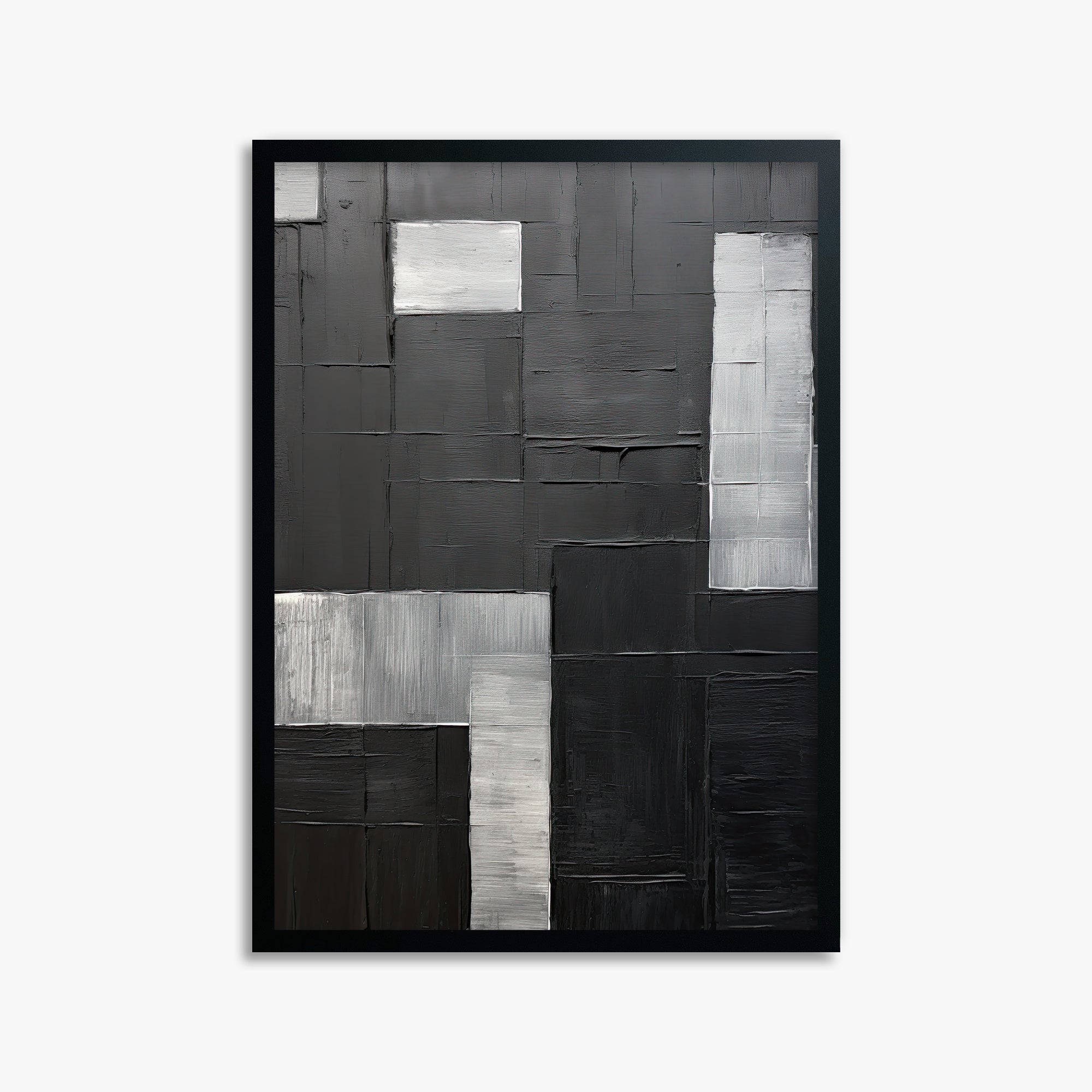 Urban Matrix, 50x70cm Framed Poster With Black Frame