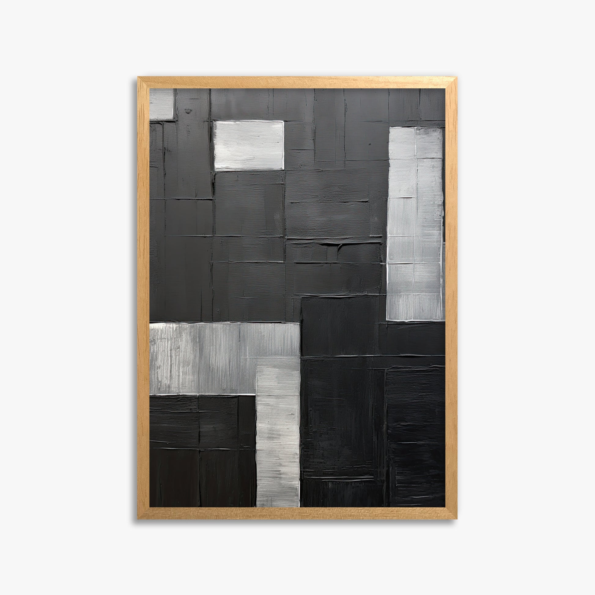 Urban Matrix, 50x70cm Framed Poster With Oak Frame