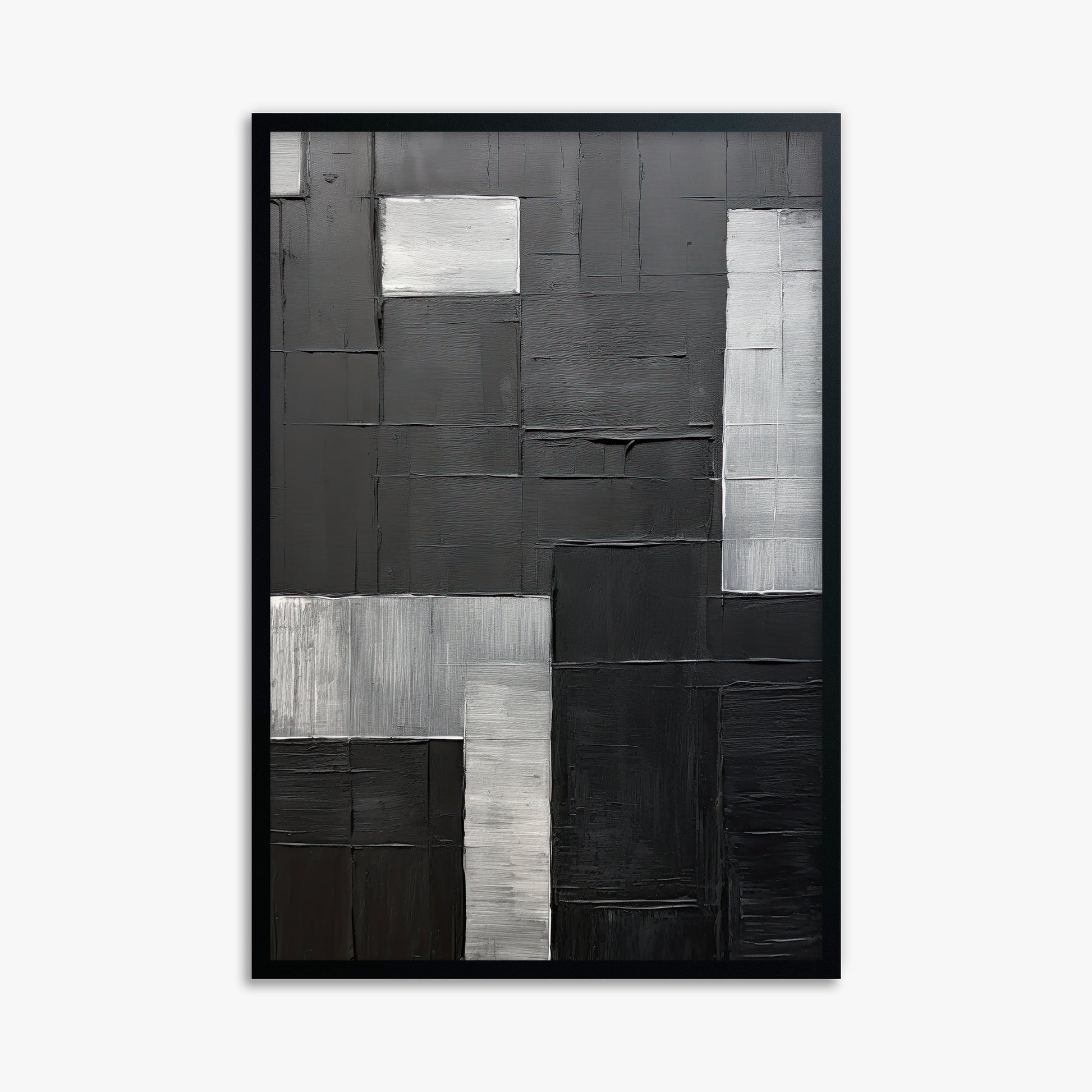 Urban Matrix, 61x91cm Framed Poster With Black Frame