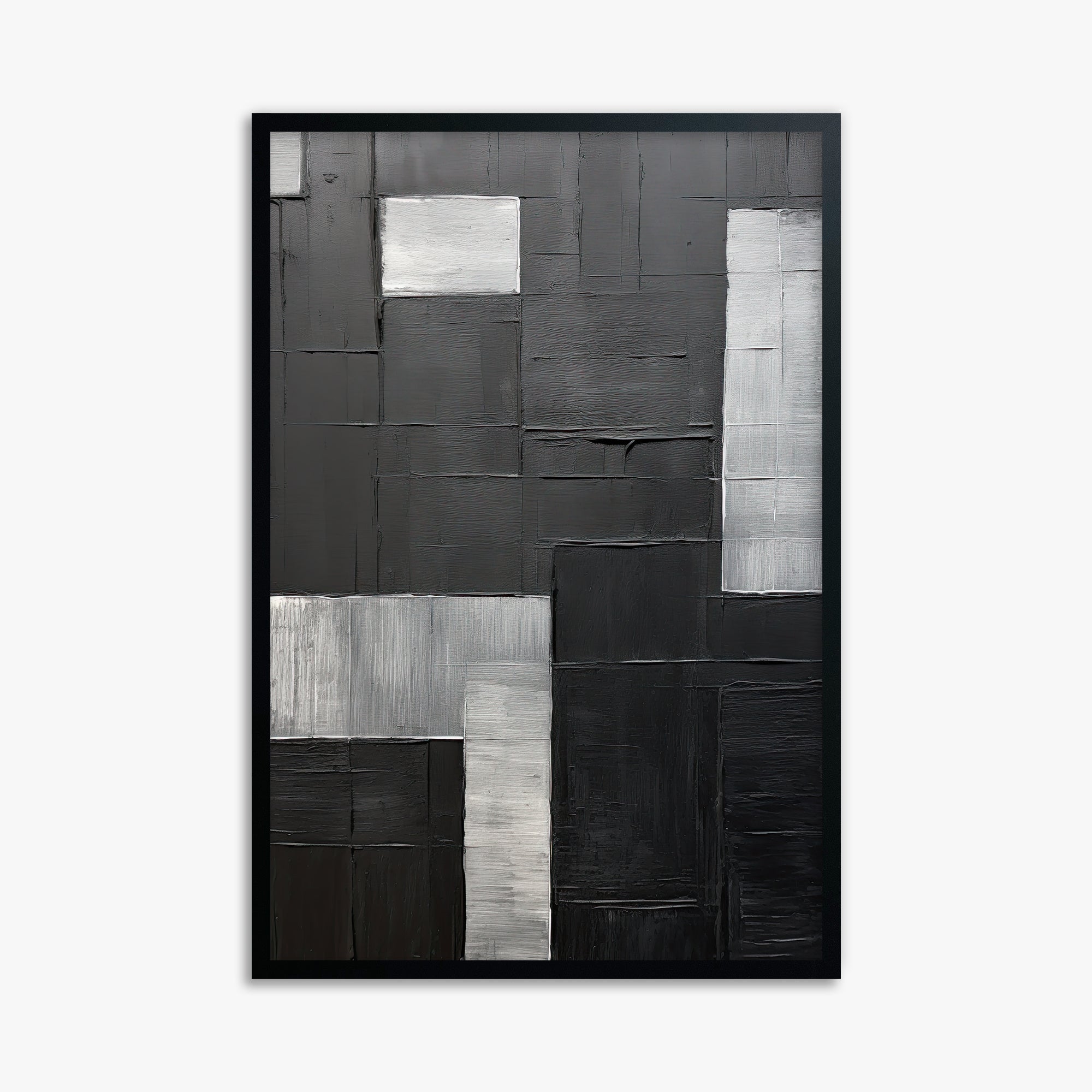 Urban Matrix, 61x91cm Framed Poster With Black Frame