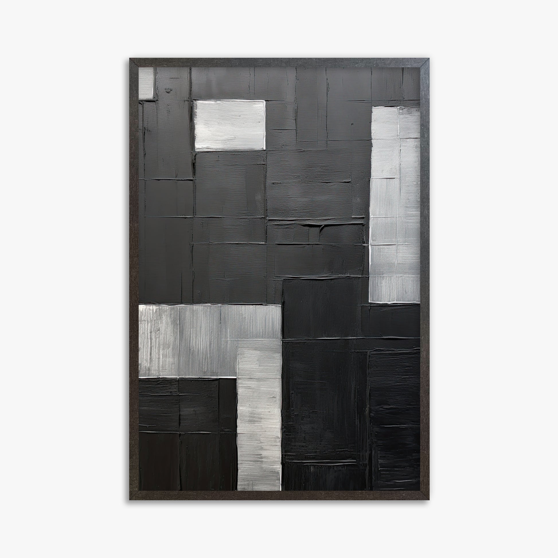 Urban Matrix, 61x91cm Framed Art Reproduction With Espresso Frame