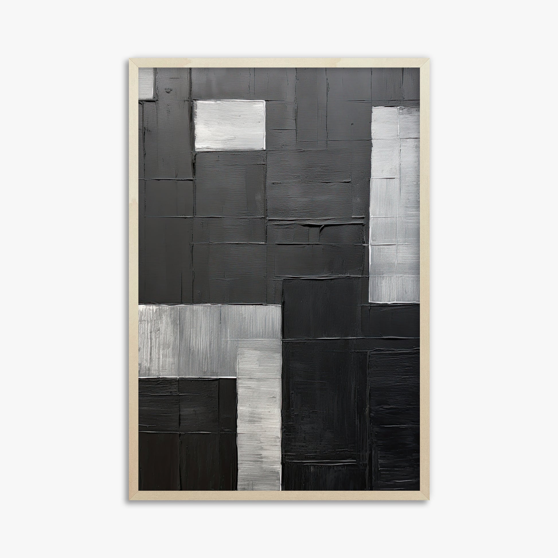 Urban Matrix, 61x91cm Framed Art Reproduction With Lime Wood Frame
