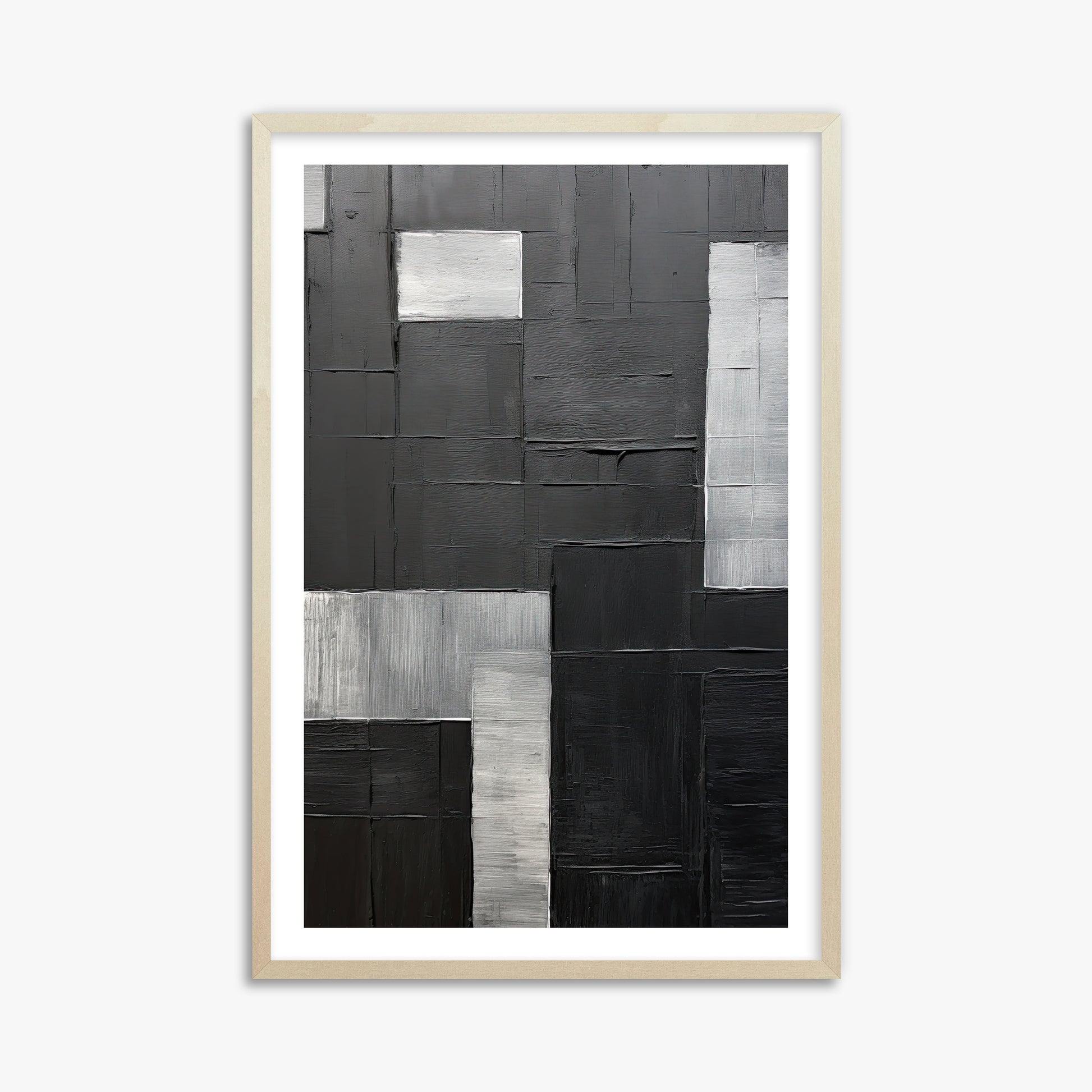 Urban Matrix, 61x91cm Framed Art Reproduction With Lime Wood Frame