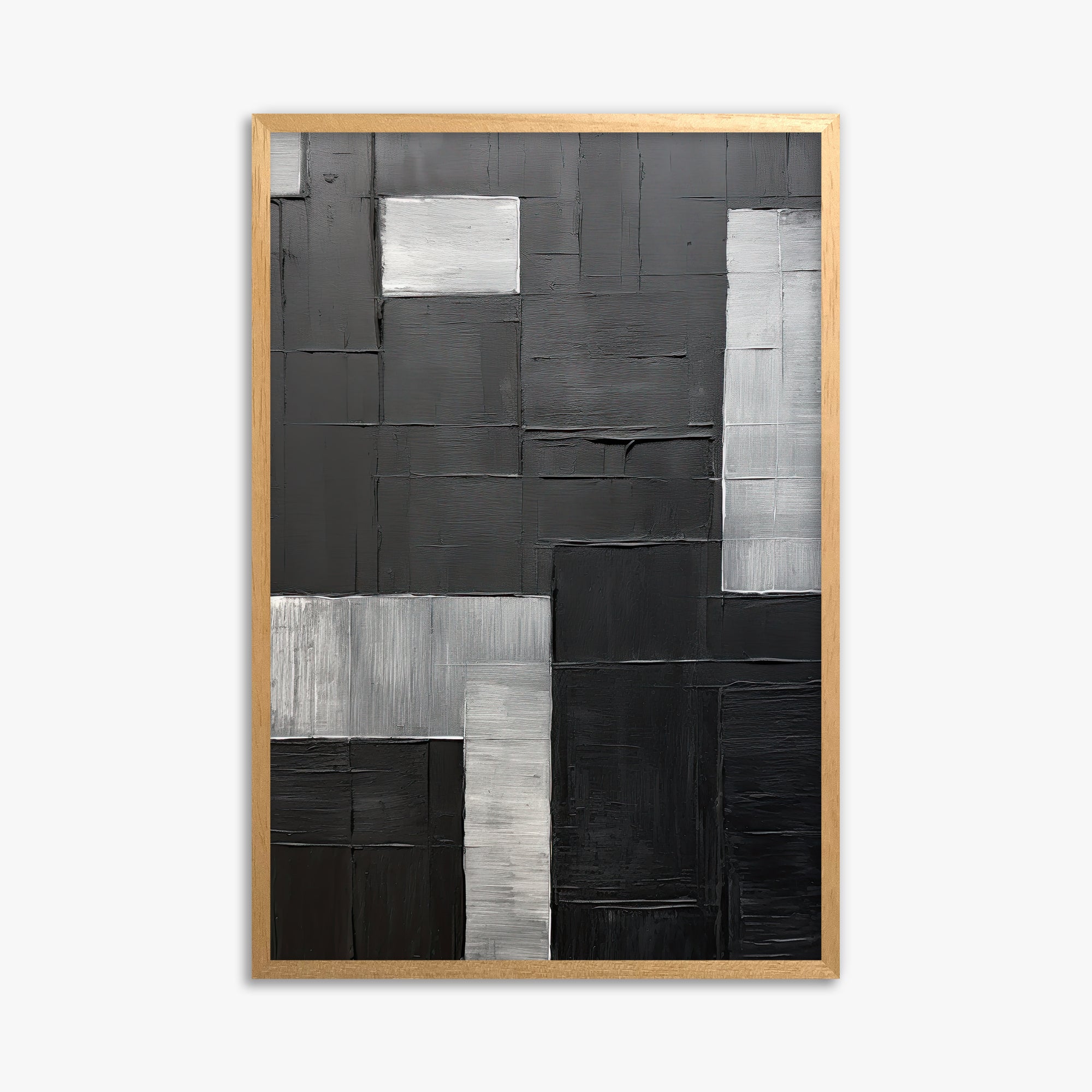 Urban Matrix, 61x91cm Framed Poster With Oak Frame