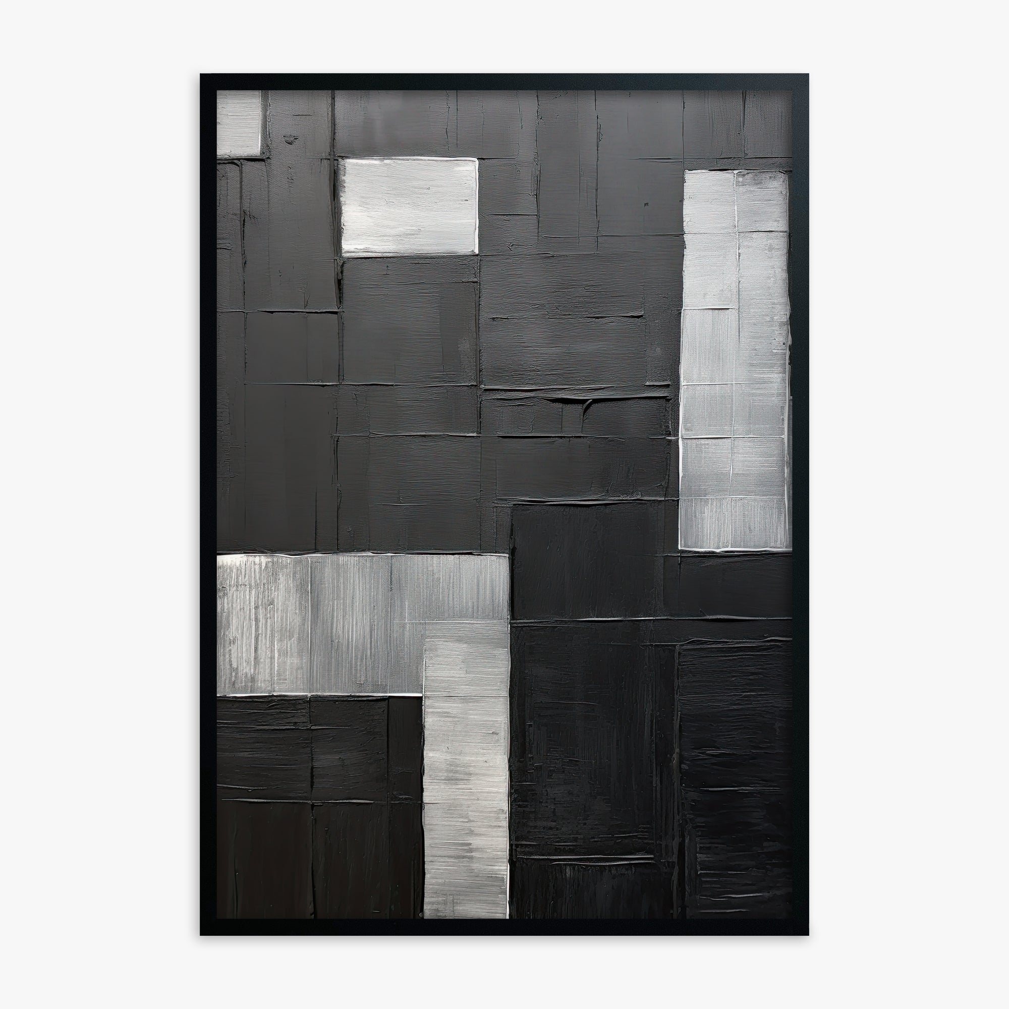 Urban Matrix, Black Framed Poster With Black Frame