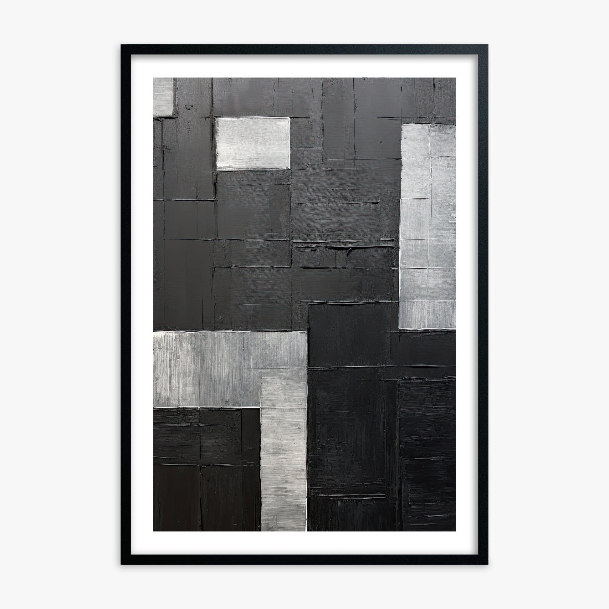 Urban Matrix, Black Framed Poster With Black Frame