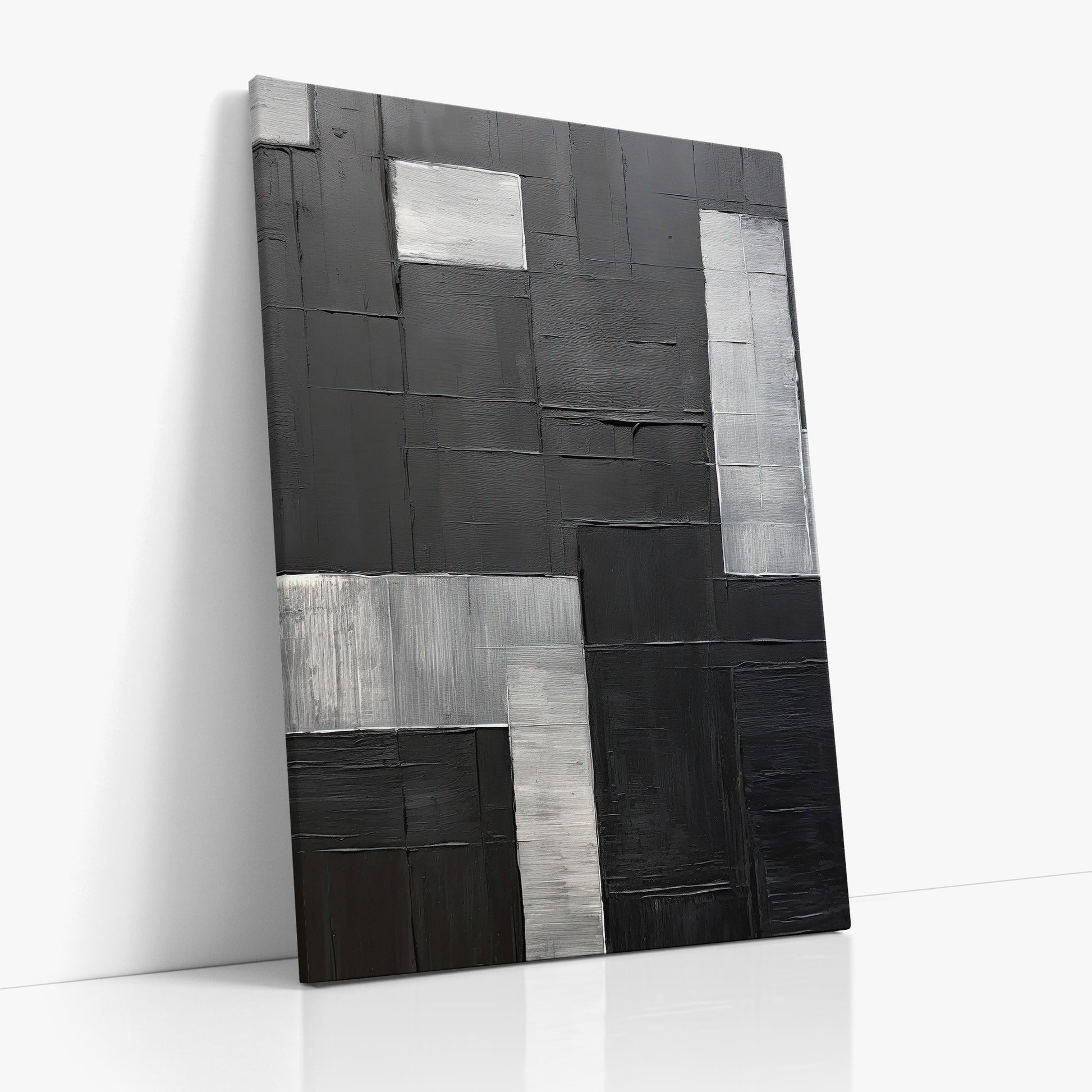 Urban Matrix, 70x100cm Satin Canvas Art Reproduction Left Angle